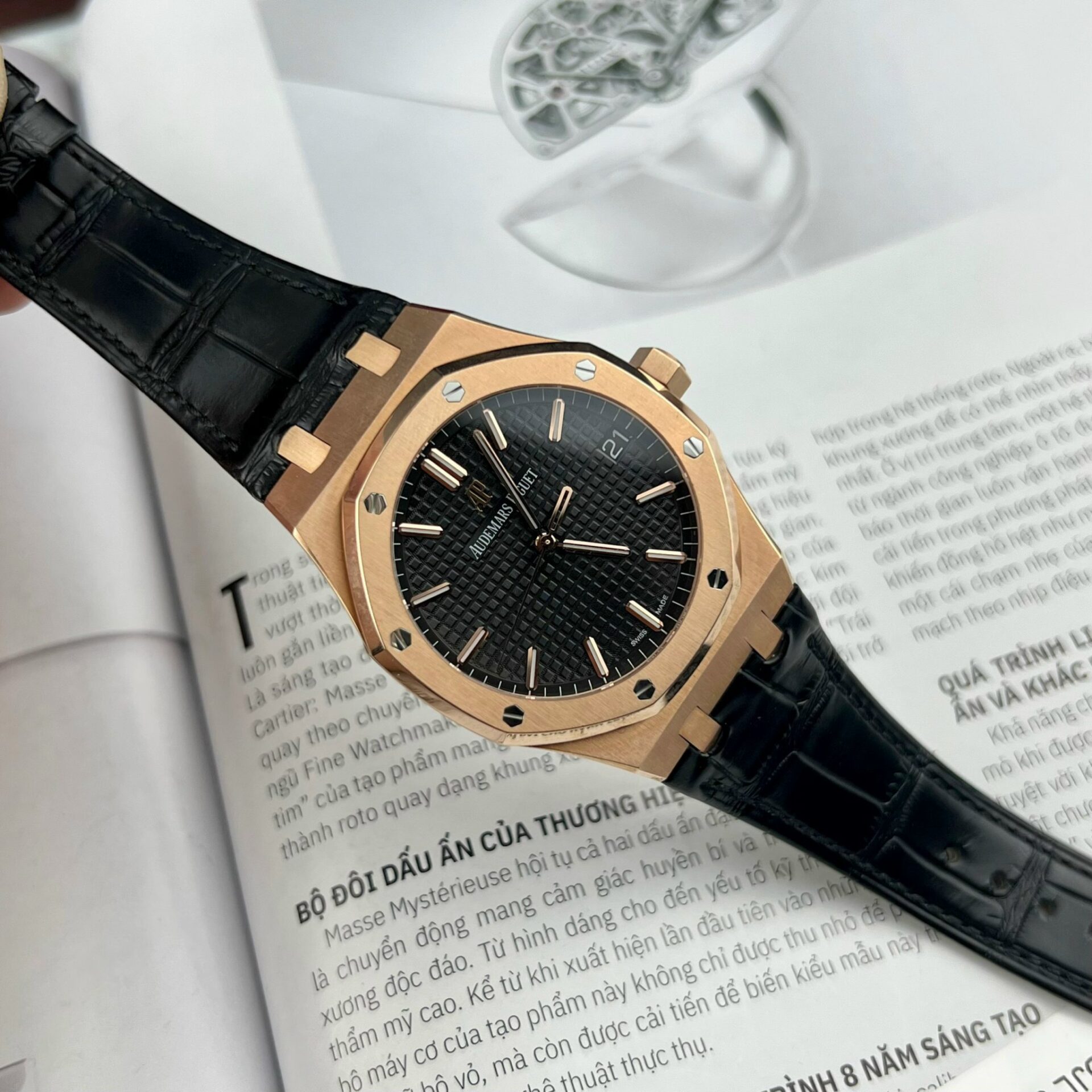 replica Audemars Piguet Replica Watches Royal Oak 26331 Frosted Gold 41mm WATCHES 1 