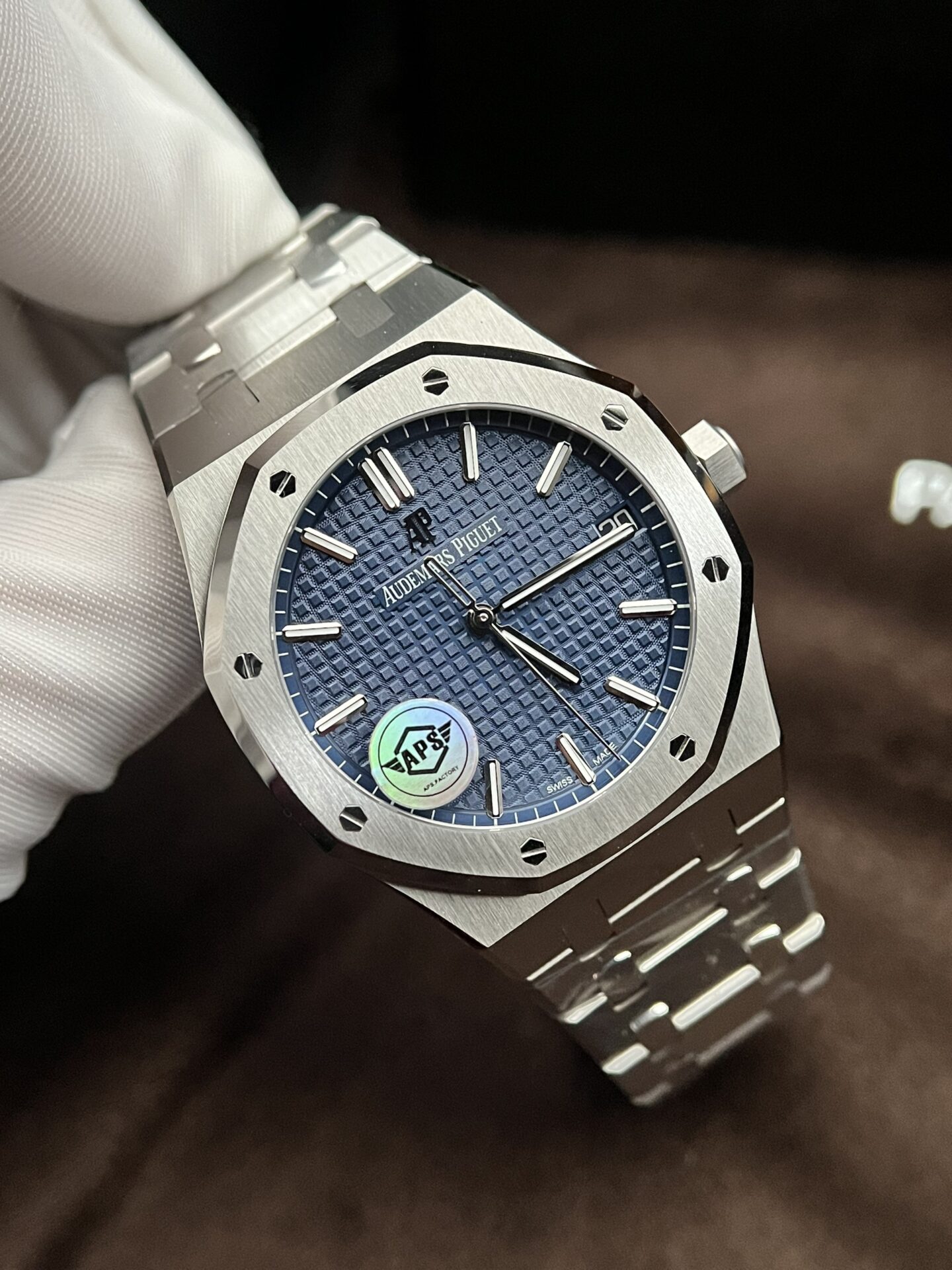 replica Audemars Piguet Royal Oak 26715ST Blue Dial Replica Watch ZF Factory 38mm WATCHES 1 