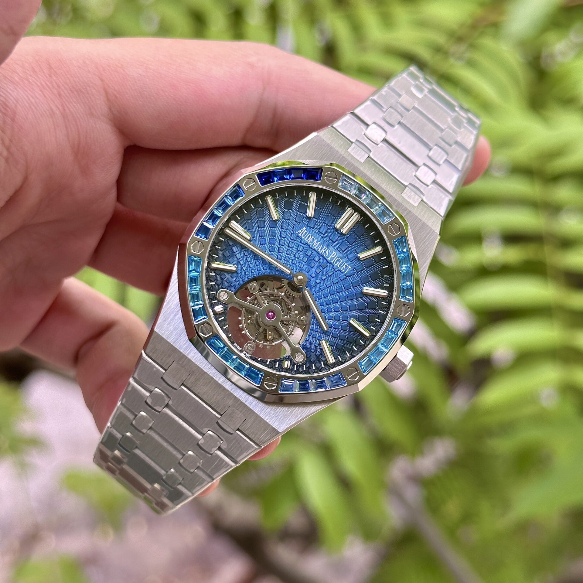 replica Audemars Piguet Replica Watch Royal Oak 15720ST Blue Dial IP Factory 41mm WATCHES 1 