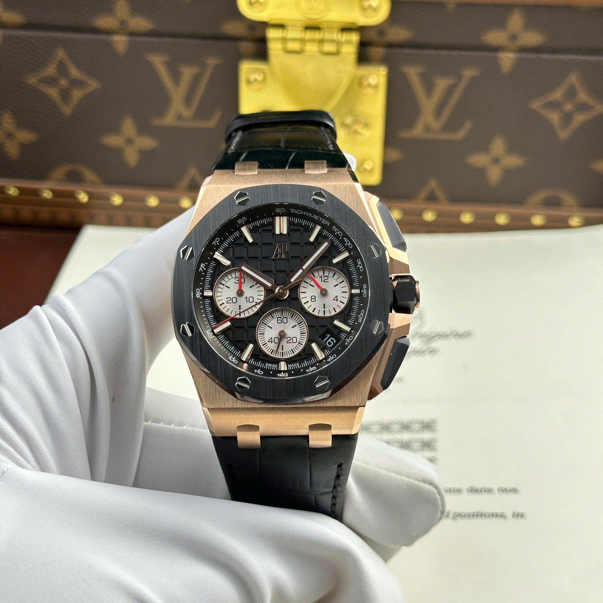 replica Audemars Piguet Replica Watch Royal Oak 15202OR Jumbo Blue Dial ZF Factory 39mm WATCHES 1 