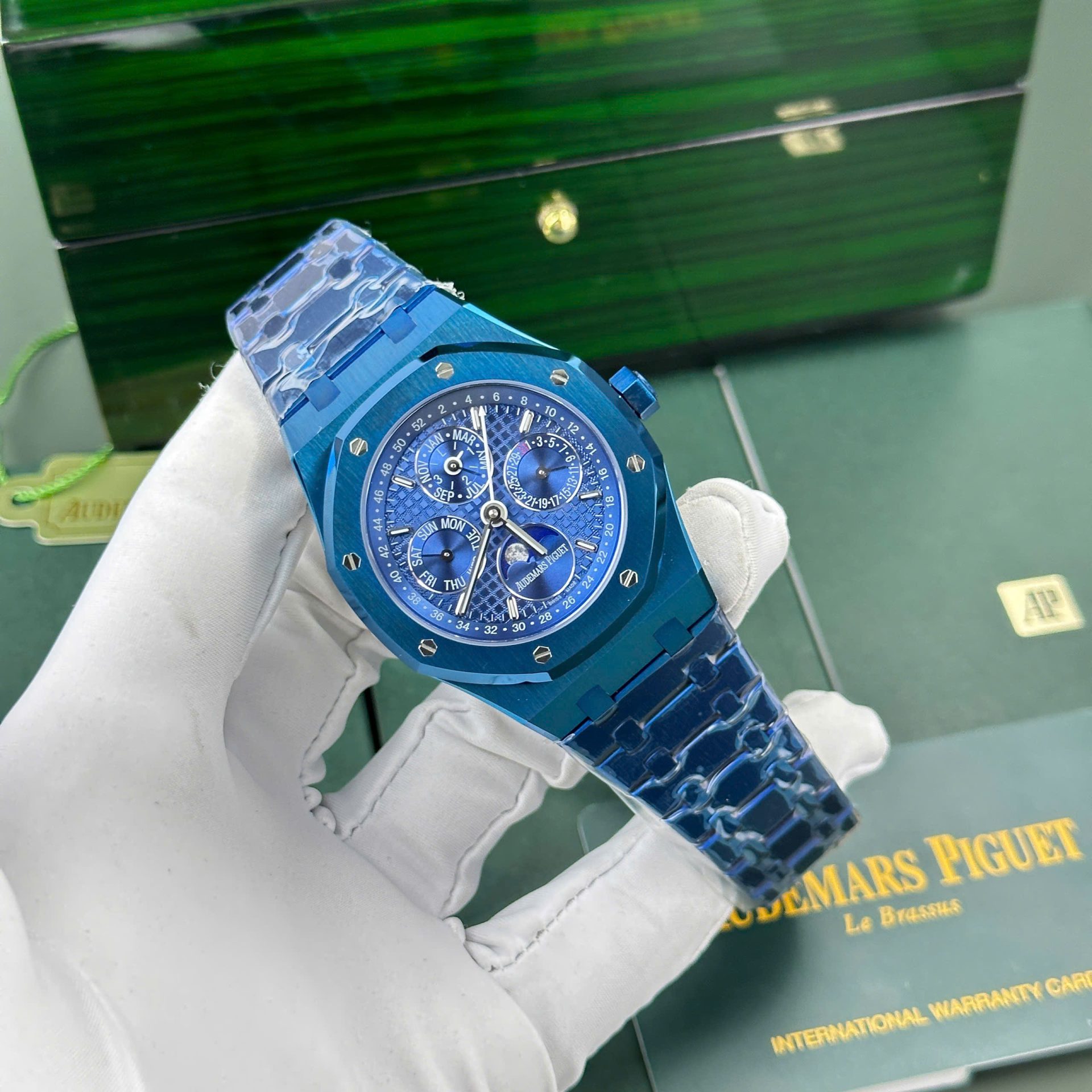 replica Audemars Piguet Fake Watch Royal Oak Rose Gold White Dial 34mm WATCHES 1 