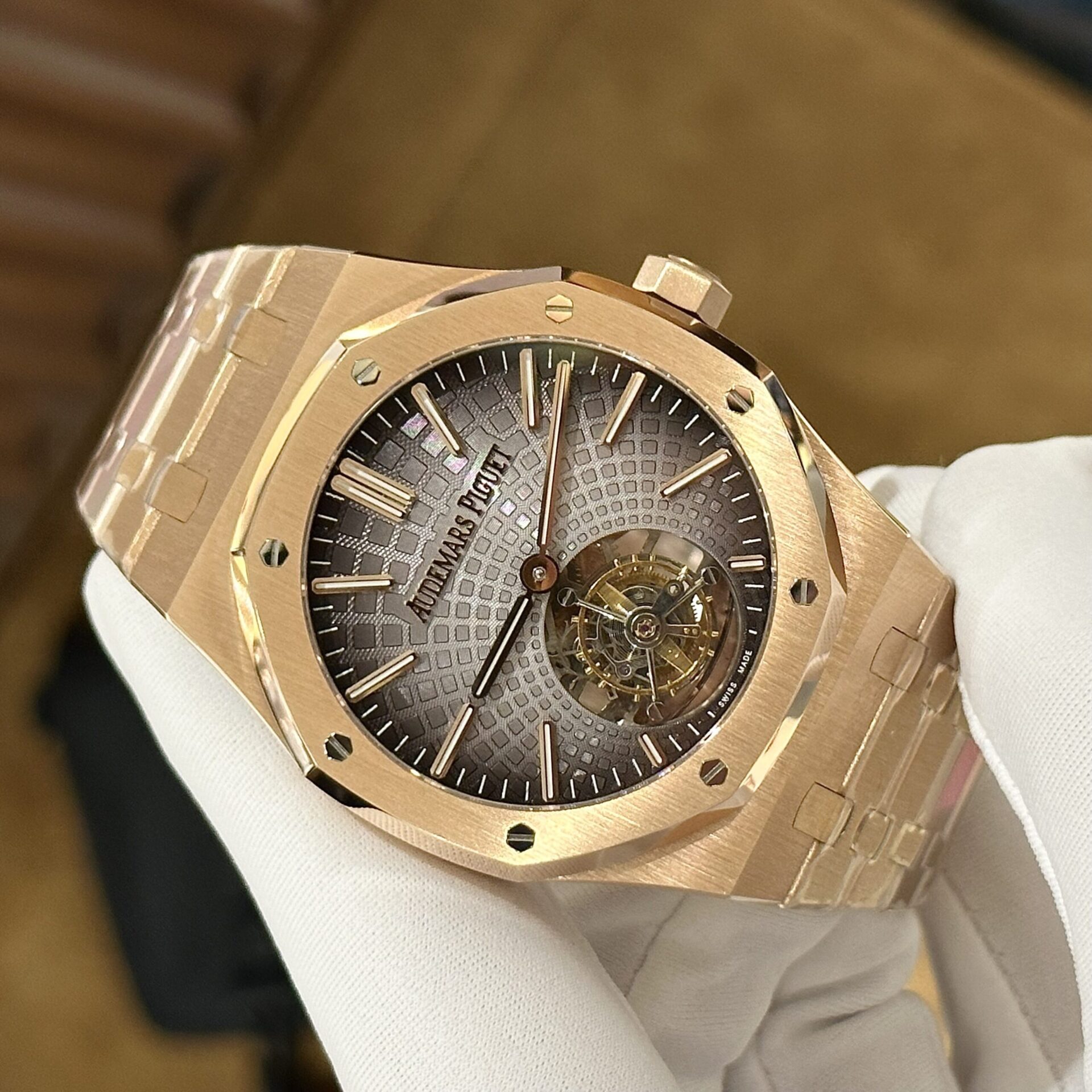 replica Audemars Piguet Replica Watch Royal Oak 15450ST Gray Dial APS Factory 37mm WATCHES 1 