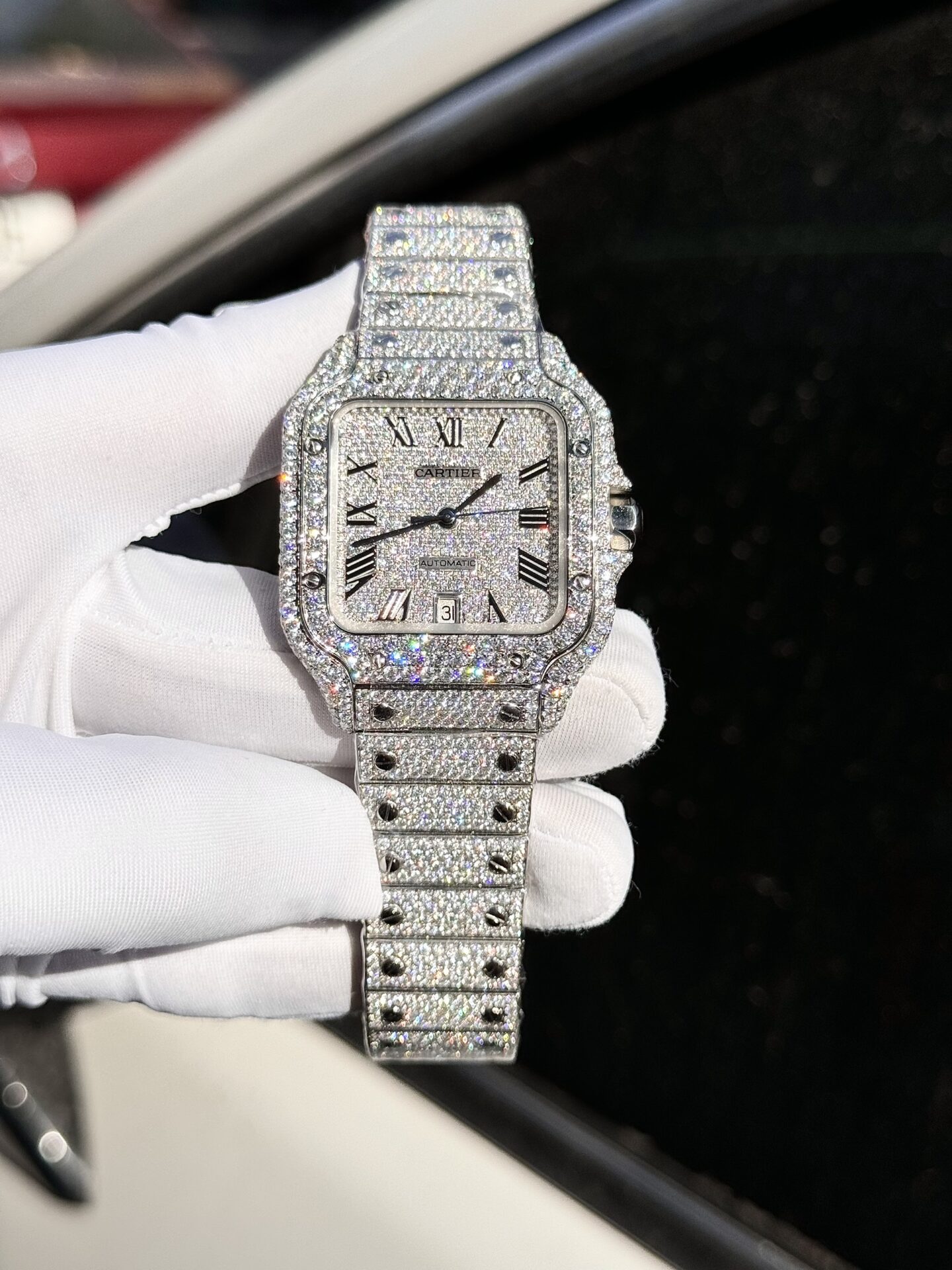 replica Cartier Ronde Natural Diamond Replica 1:1 Watch For Women 36mm WATCHES 1 