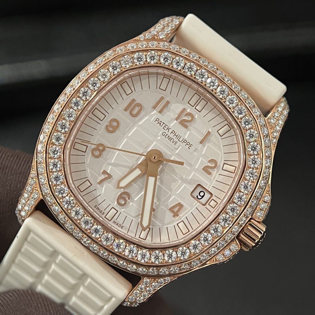 replica Patek Philippe Best Replica Watch Nautilus 5719 Custom CVD Diamond And White Gold 40mm WATCHES 1 