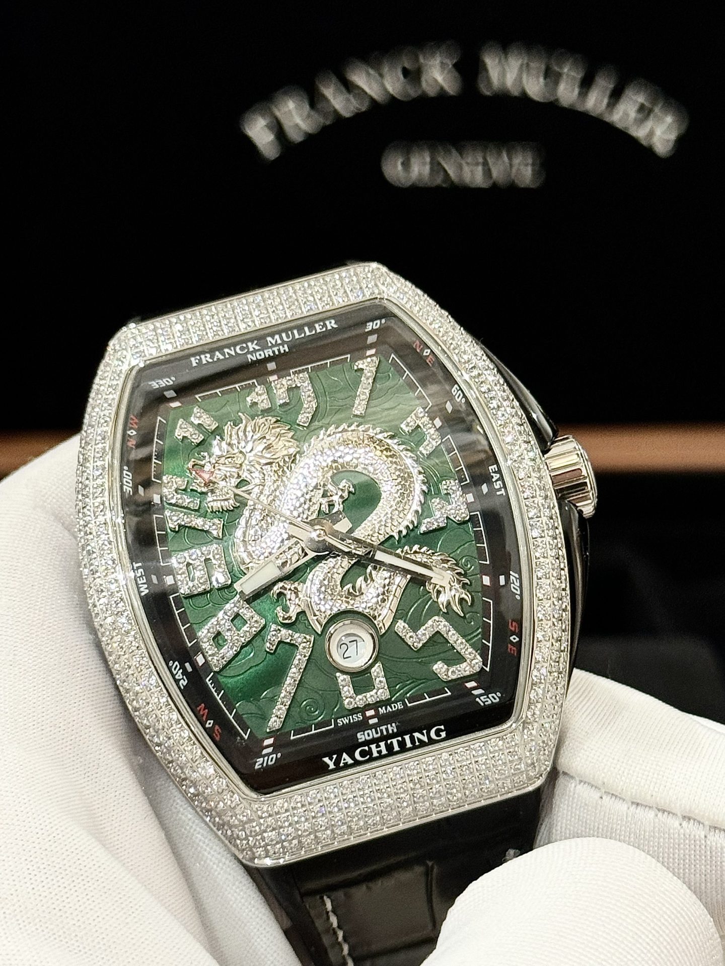 replica Franck Muller Replica Watch V45 Black Dial ABF Factory 45mm WATCHES 1 