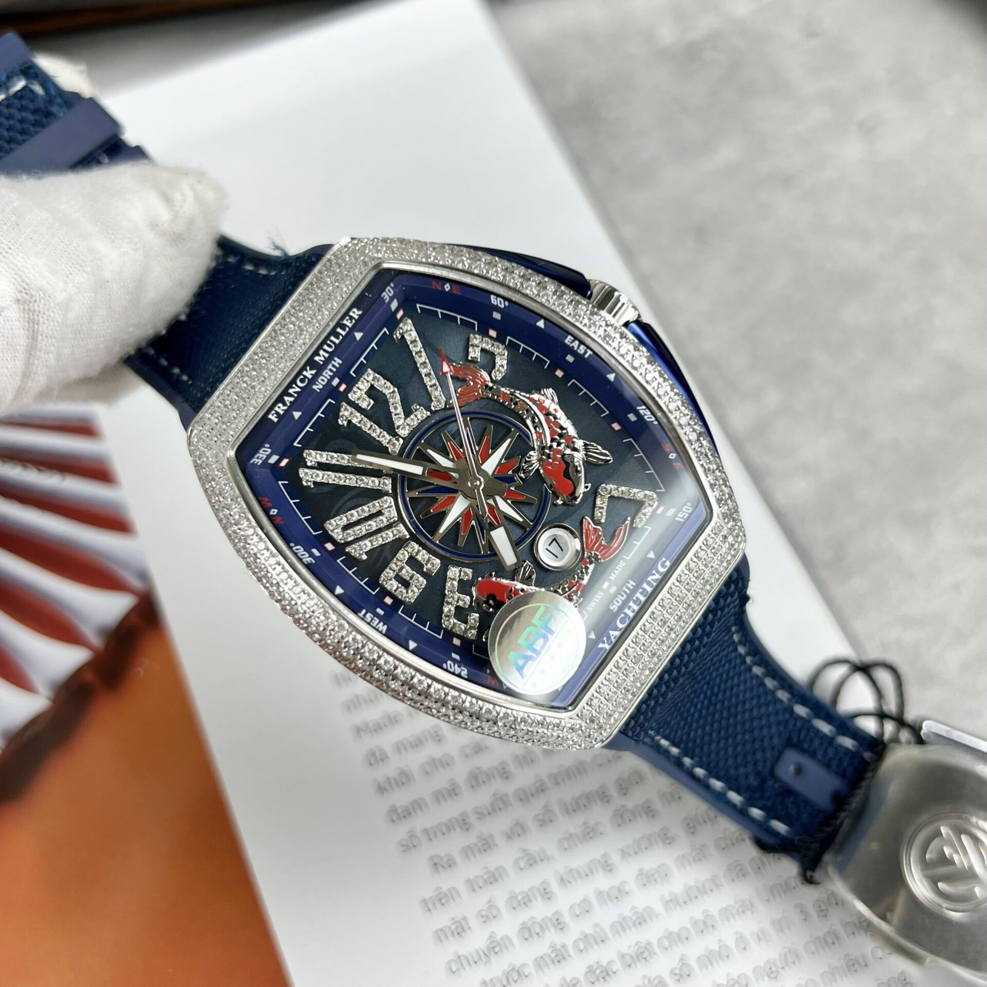 replica Franck Muller V32 Women’s Replica Watch Full White Diamonds ABF 36mm WATCHES 1 