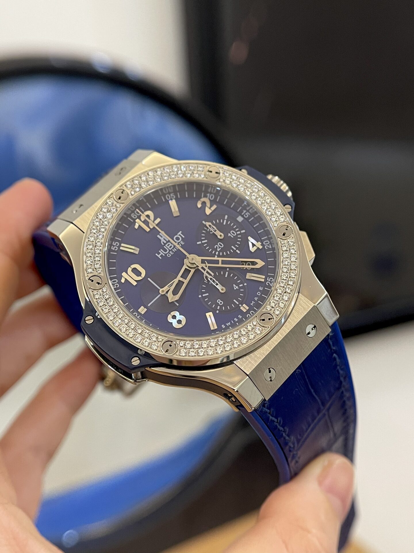 replica Hublot Replica Watch Classic Fusion Custom Full Moissanite Diamonds 42mm WATCHES 1 