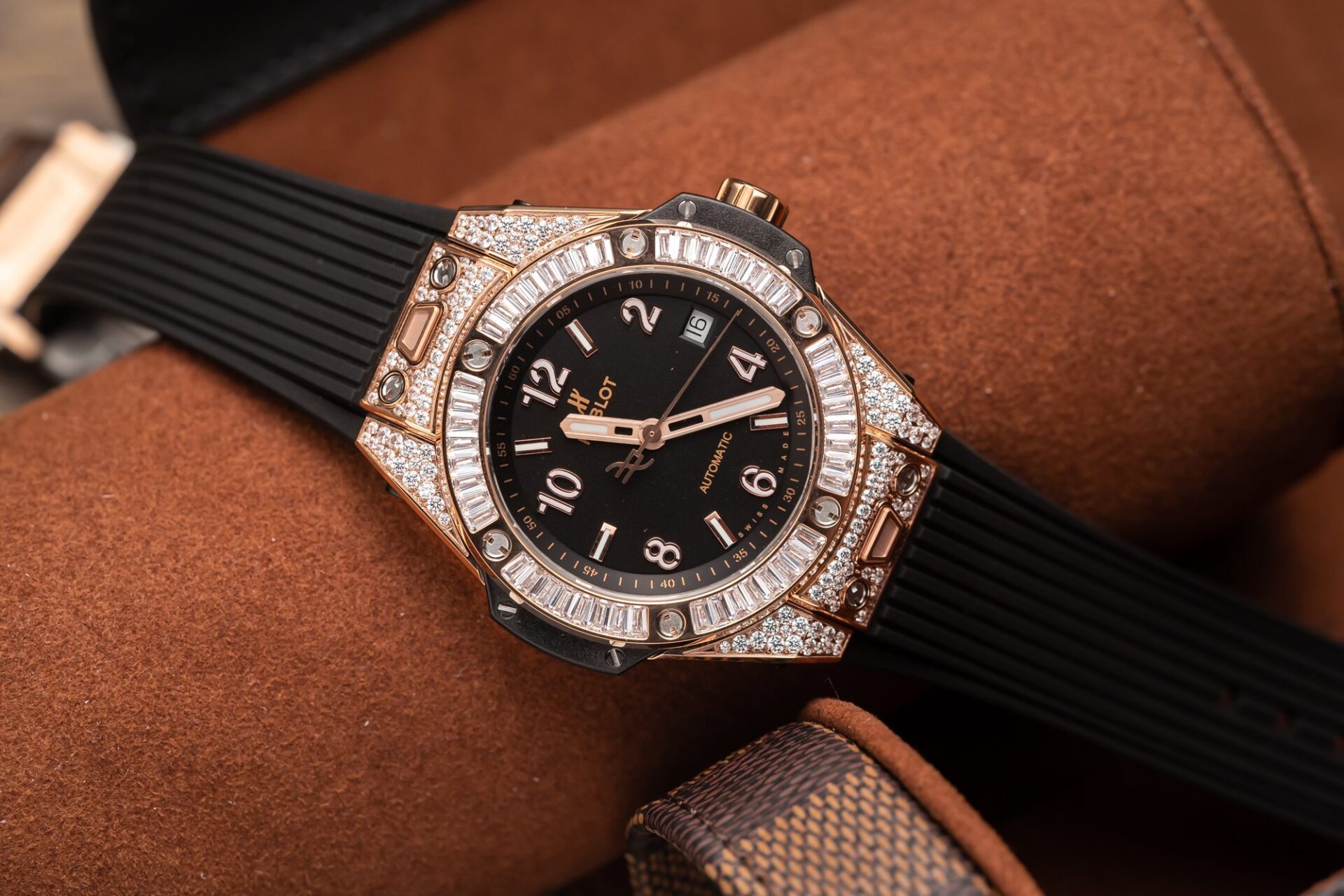 replica Hublot Replica Watches Big Bang Sang Bleu ll King Gold Black Dial BBF 45mm WATCHES 1 