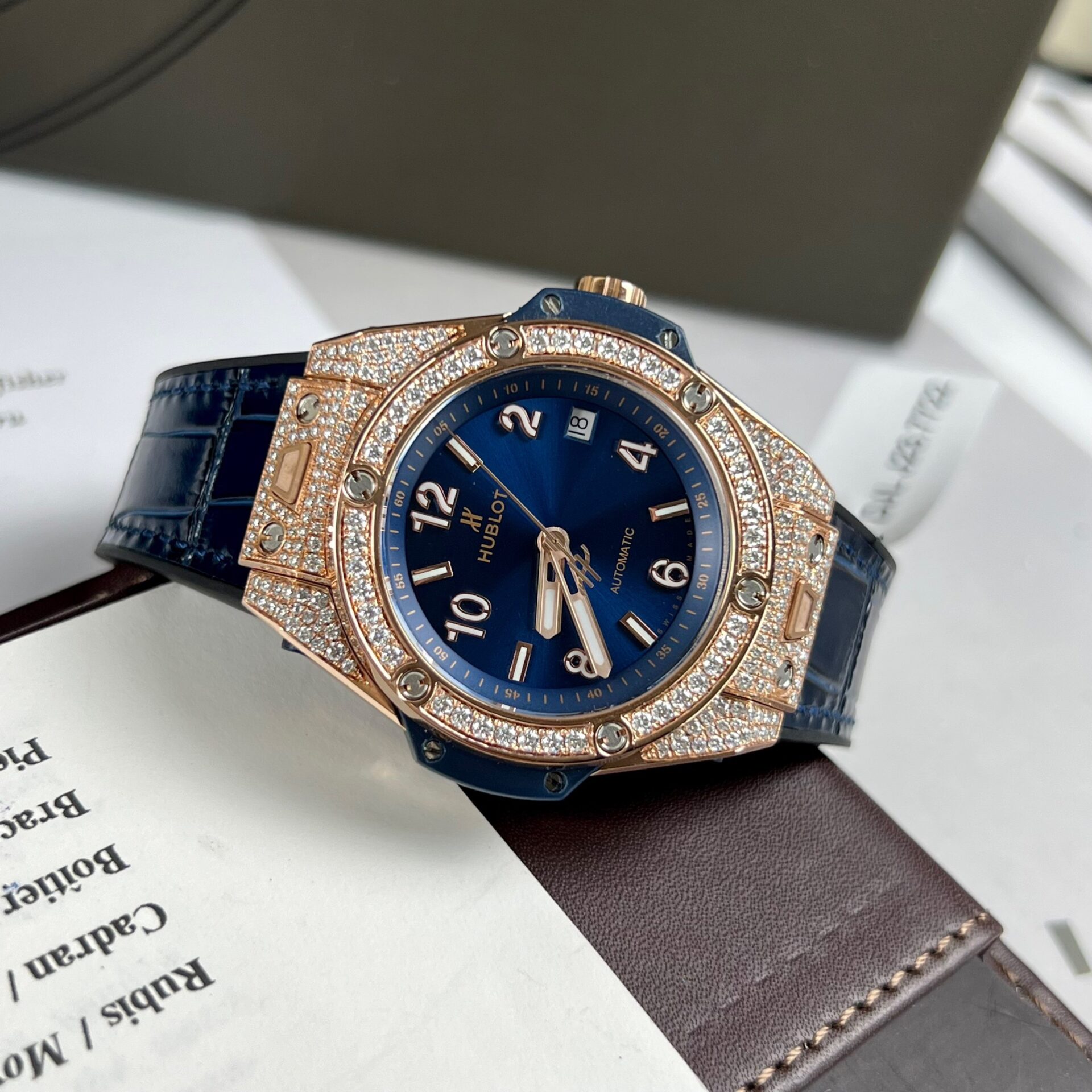 replica Hublot Replica Watch Spirit Of Big Bang King Gold Black Dial 42mm WATCHES 1 