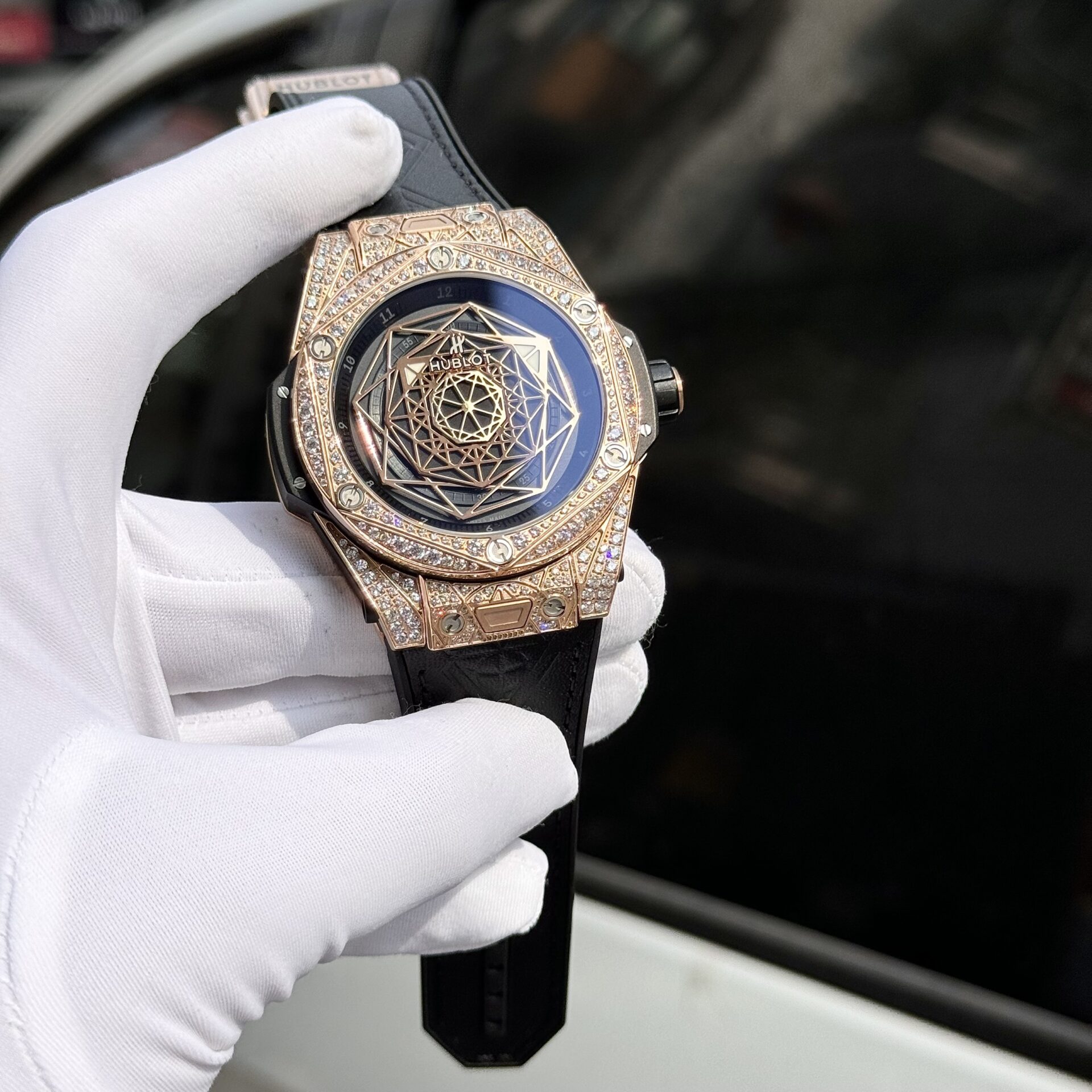 replica Hublot Replica Watch Orlinski Custom Demi Moissanite Diamonds 40mm WATCHES 1 