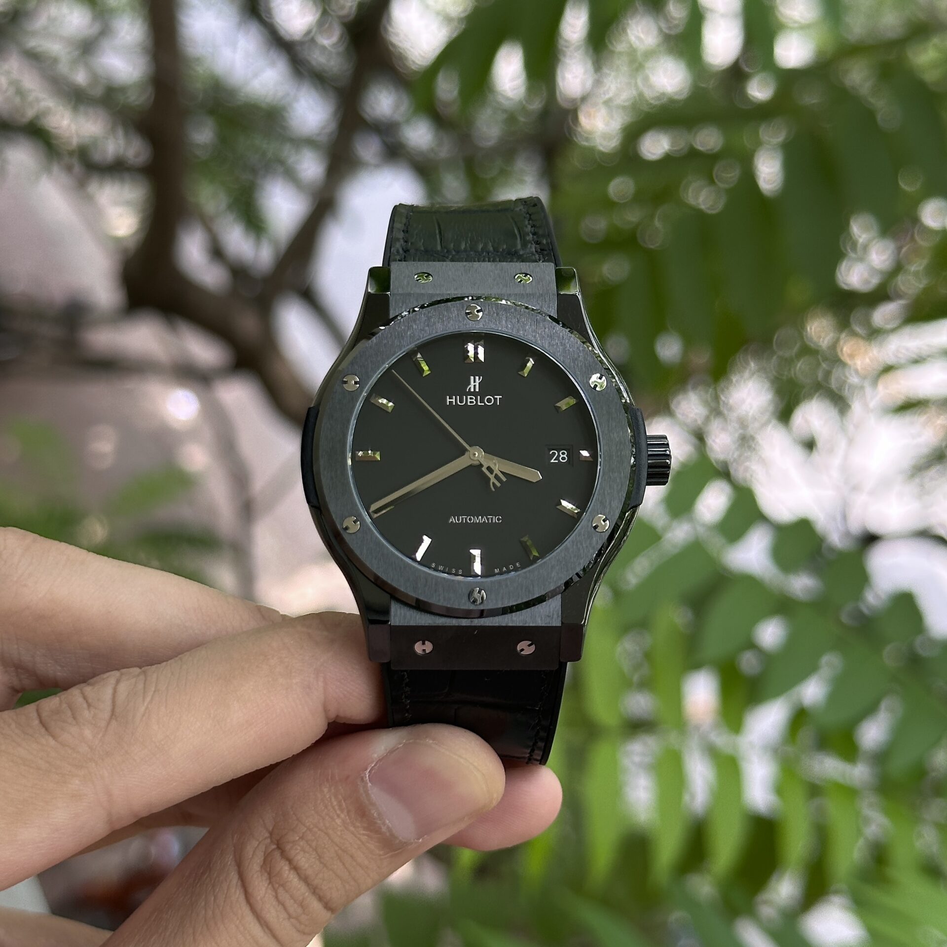 replica Hublot Best Replica Watch Big Bang Unico White Ceramic Rubber Strap BBF Factory 42mm WATCHES 1 