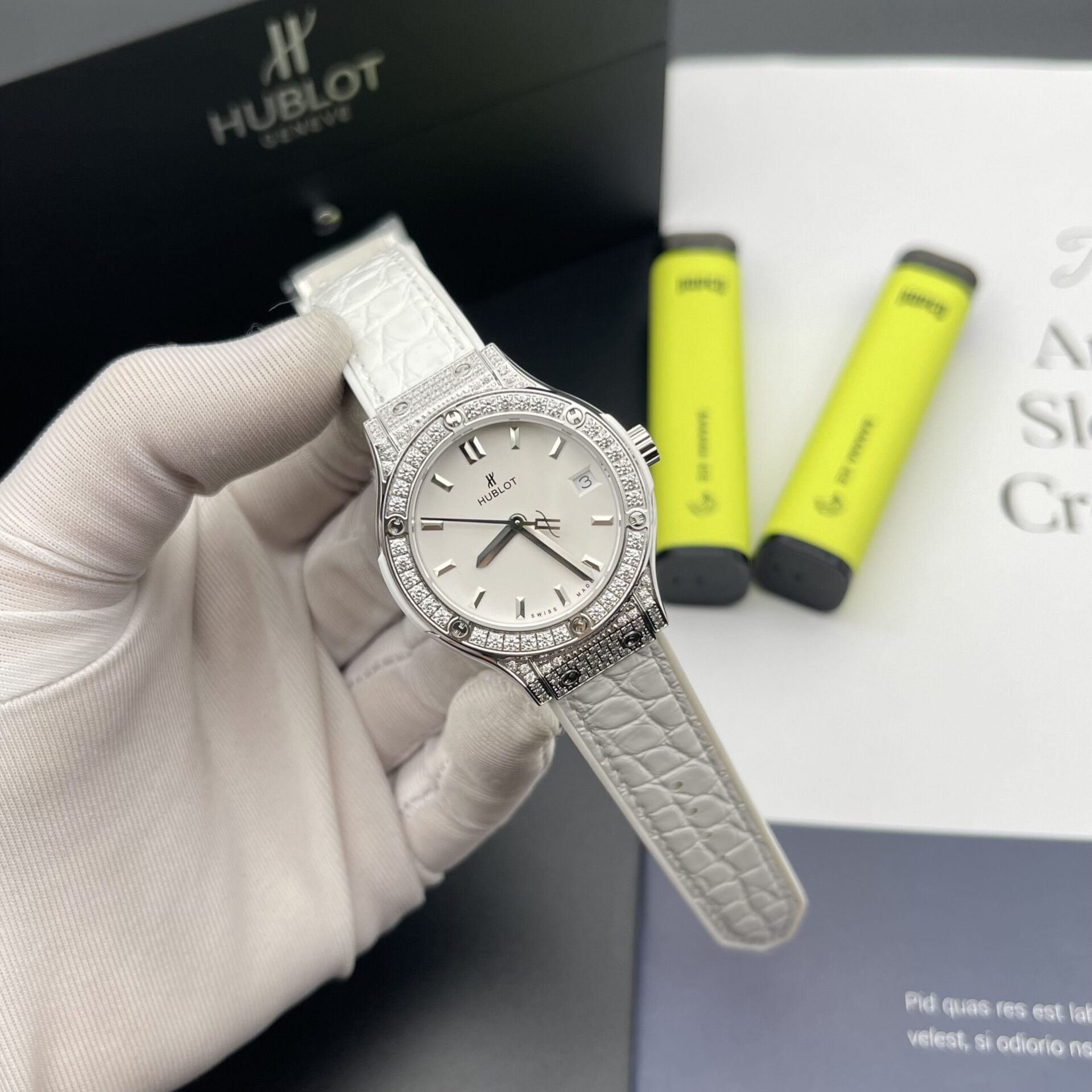 replica Hublot Replica Watch Orlinski Custom Demi Moissanite Diamonds 40mm WATCHES 1 