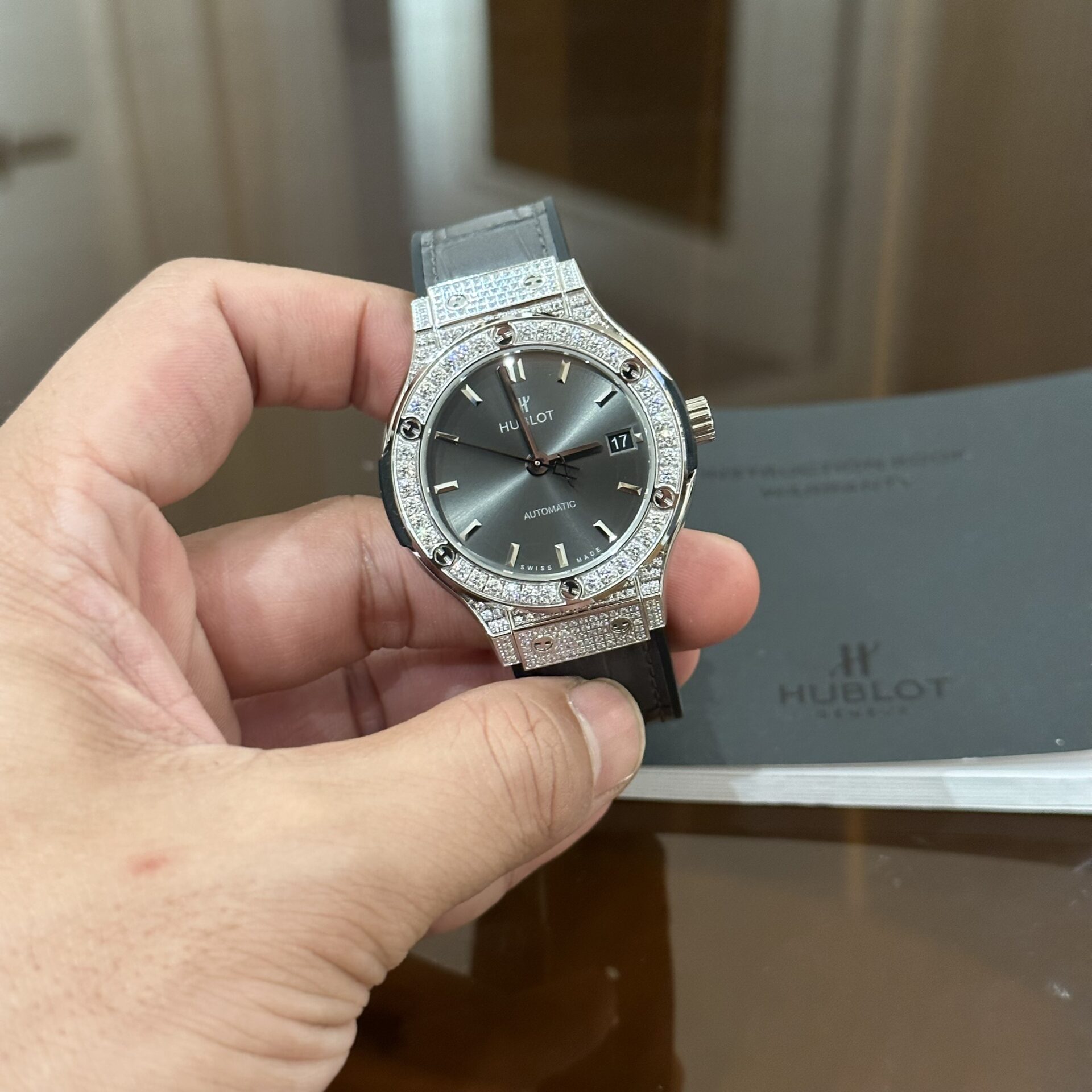 replica Hublot Clone Watch Big Bang Chronograph Blue Dial 44mm WATCHES 1 