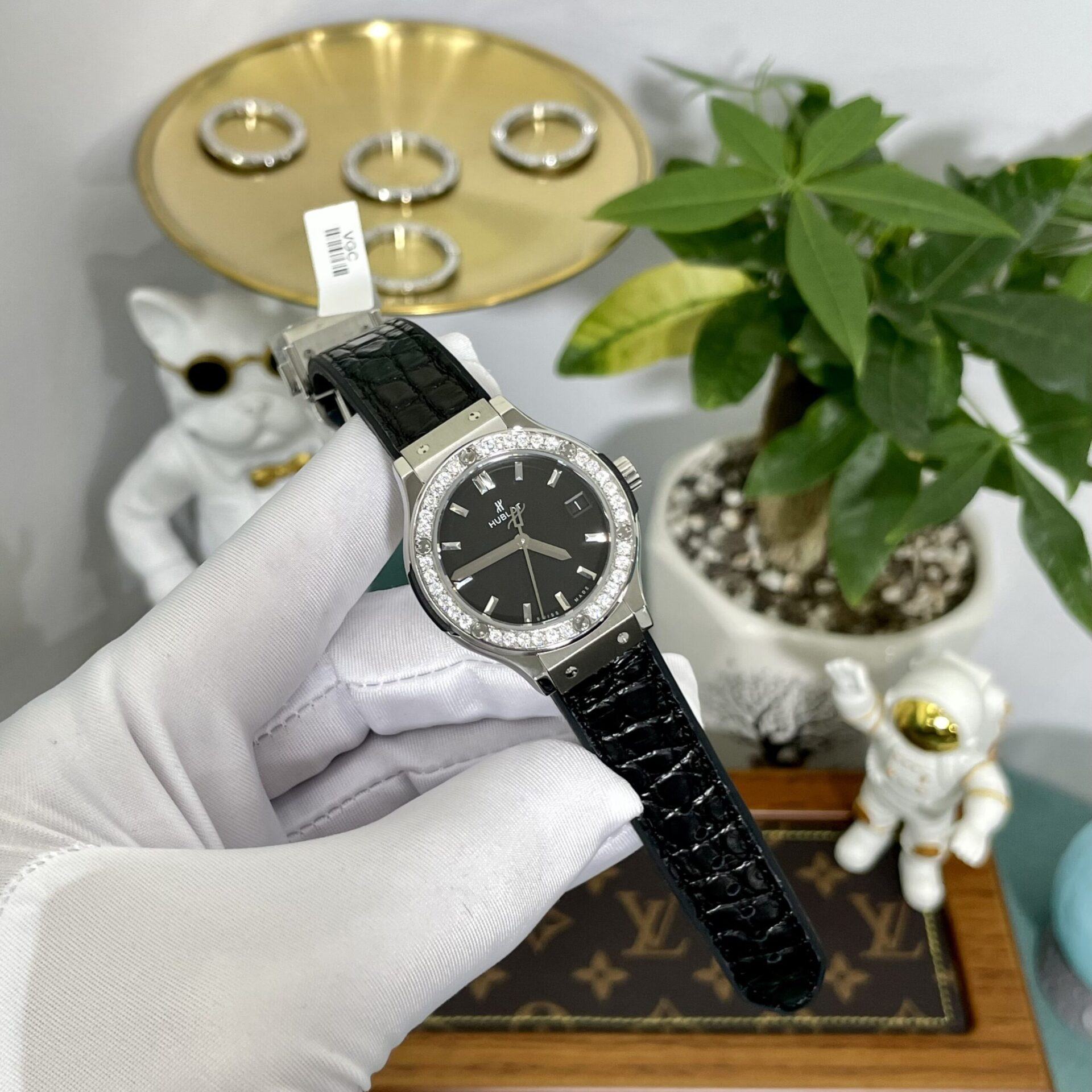 replica Hublot Replica Watch Classic Fusion Custom Full Moissanite Diamonds 42mm WATCHES 1 