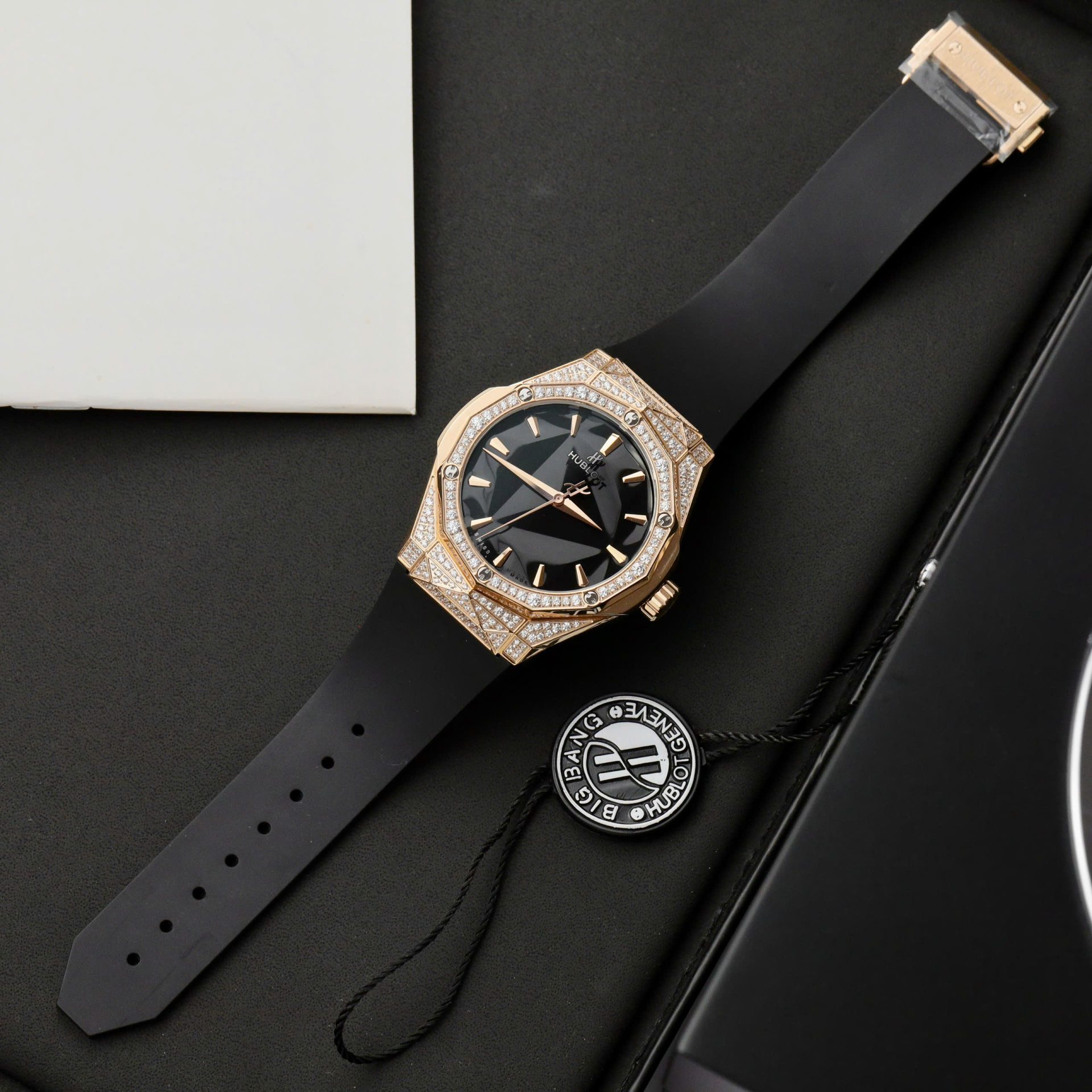 replica Hublot Replica Watches Square Bang Unico Ceramic White BBF Factory 42mm WATCHES 1 