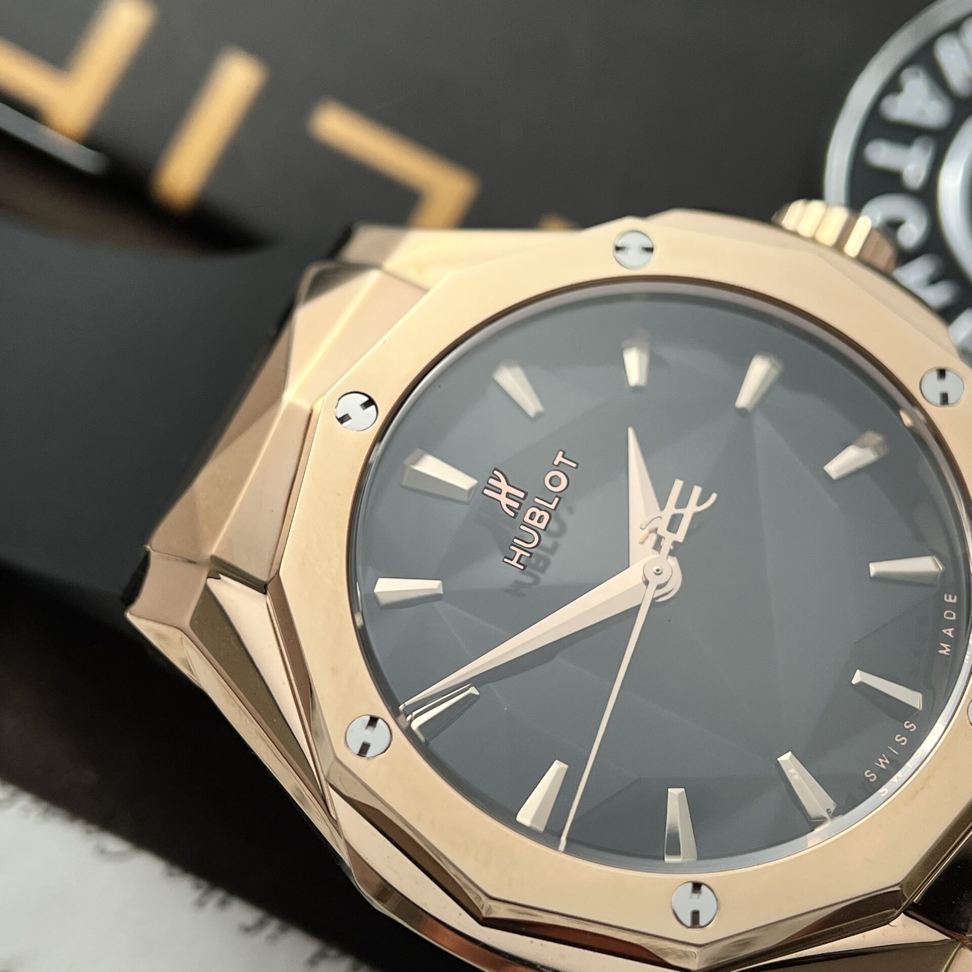 replica Hublot Best Fake Watches Classic Fusion Ceramic Demi King Gold 42mm WATCHES 1 
