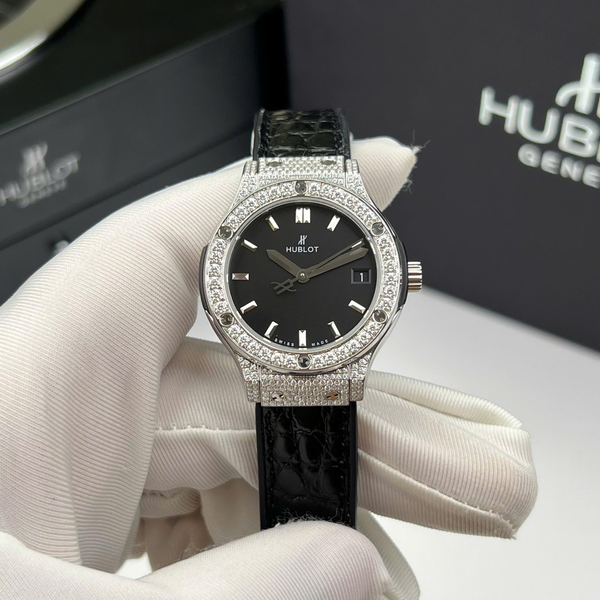 replica Hublot Replica Watch Square Bang Unico Ceramic Black BBF Factory 42mm WATCHES 1 