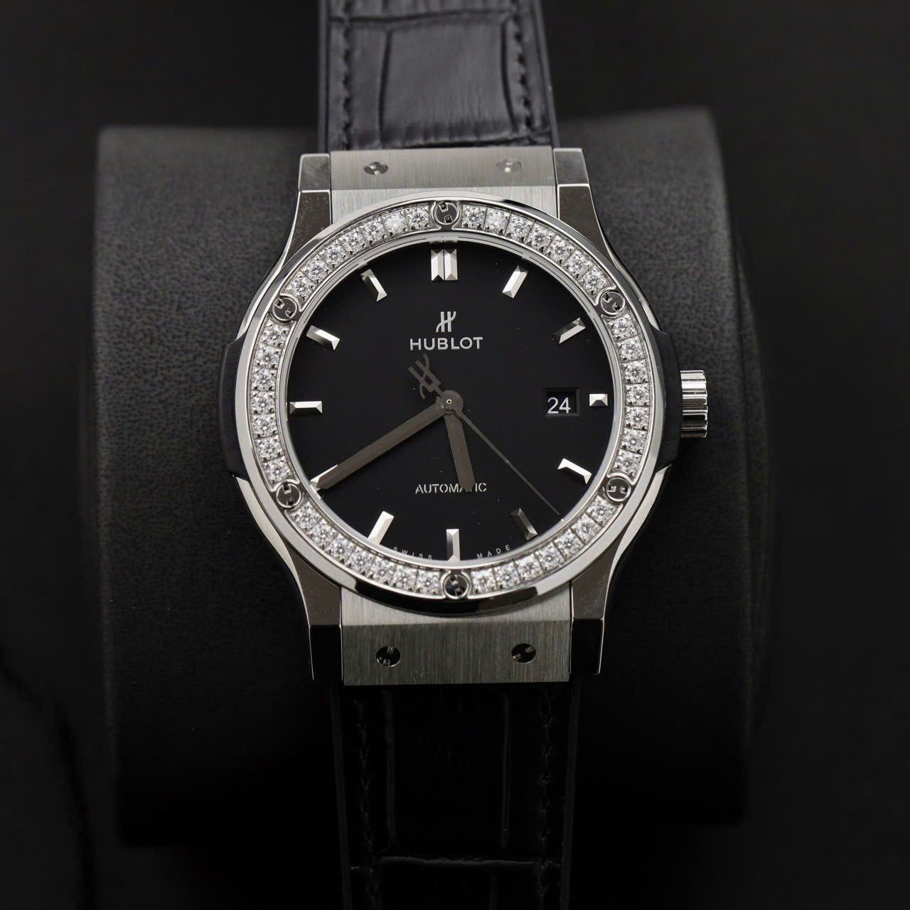 replica Hublot Replica Watch Big Bang Sang Bleu II Titanium Black Dial BBF 45mm WATCHES 1 