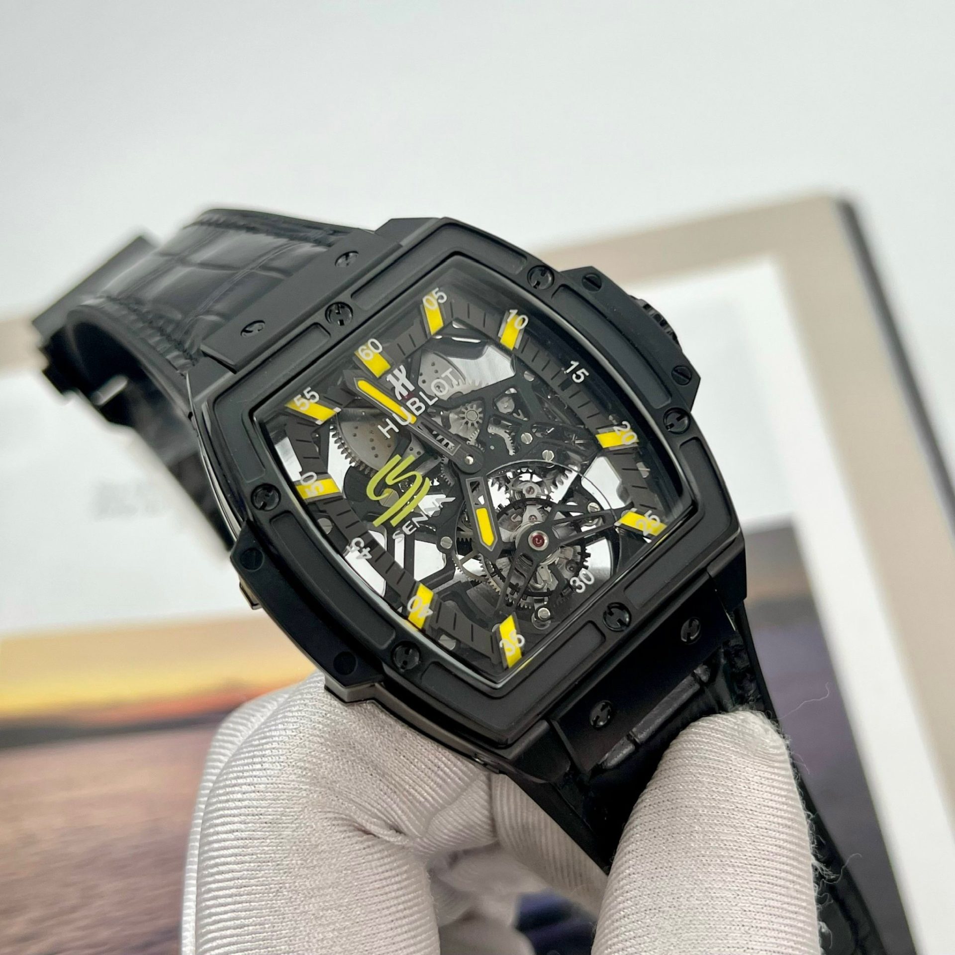 replica Hublot Replica Watch Big Bang One Click Custom Full Moissanite Diamonds 39mm WATCHES 1 