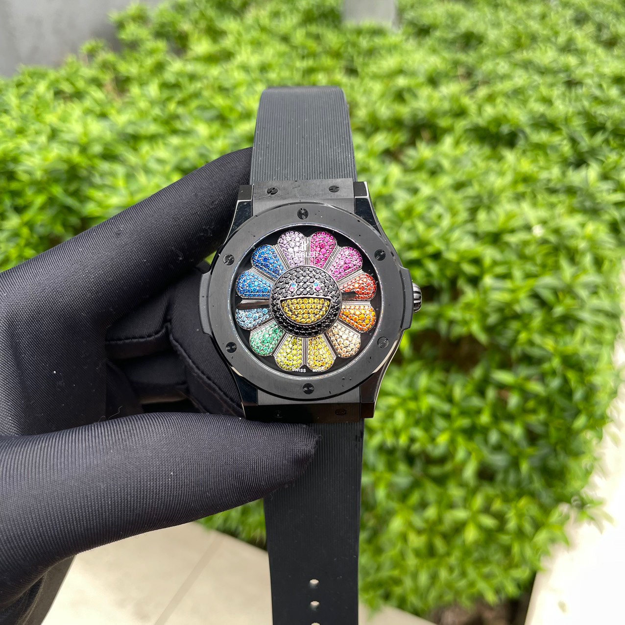 replica Hublot Replica Watches Spirit Of Big Bang King Gold Bezel Ceramic Blue 42mm WATCHES 1 