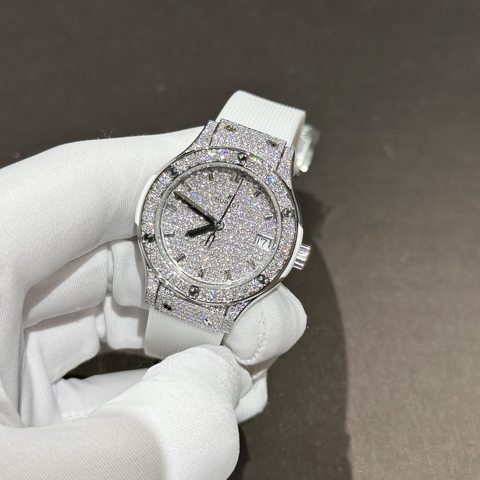 replica Hublot Best Replica Watch Big Bang Sang Bleu II Gray Ceramic BBF 45mm WATCHES 1 