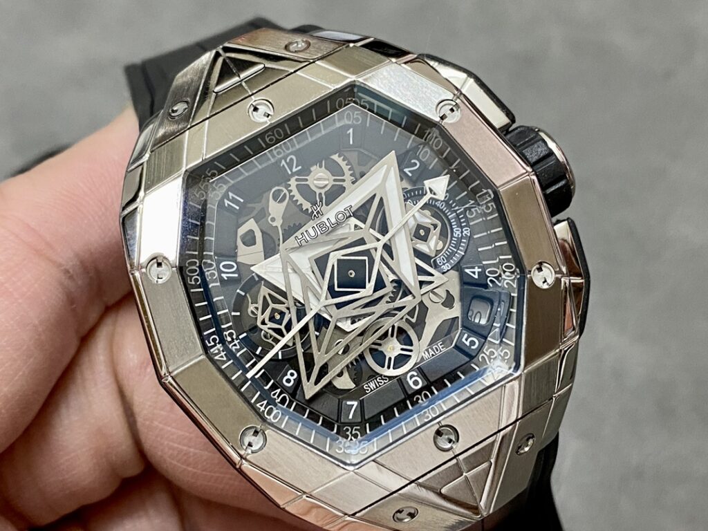 replica Hublot Fake Watch Big Bang Sang Bleu II King Gold HB Factory 44mm WATCHES 1 