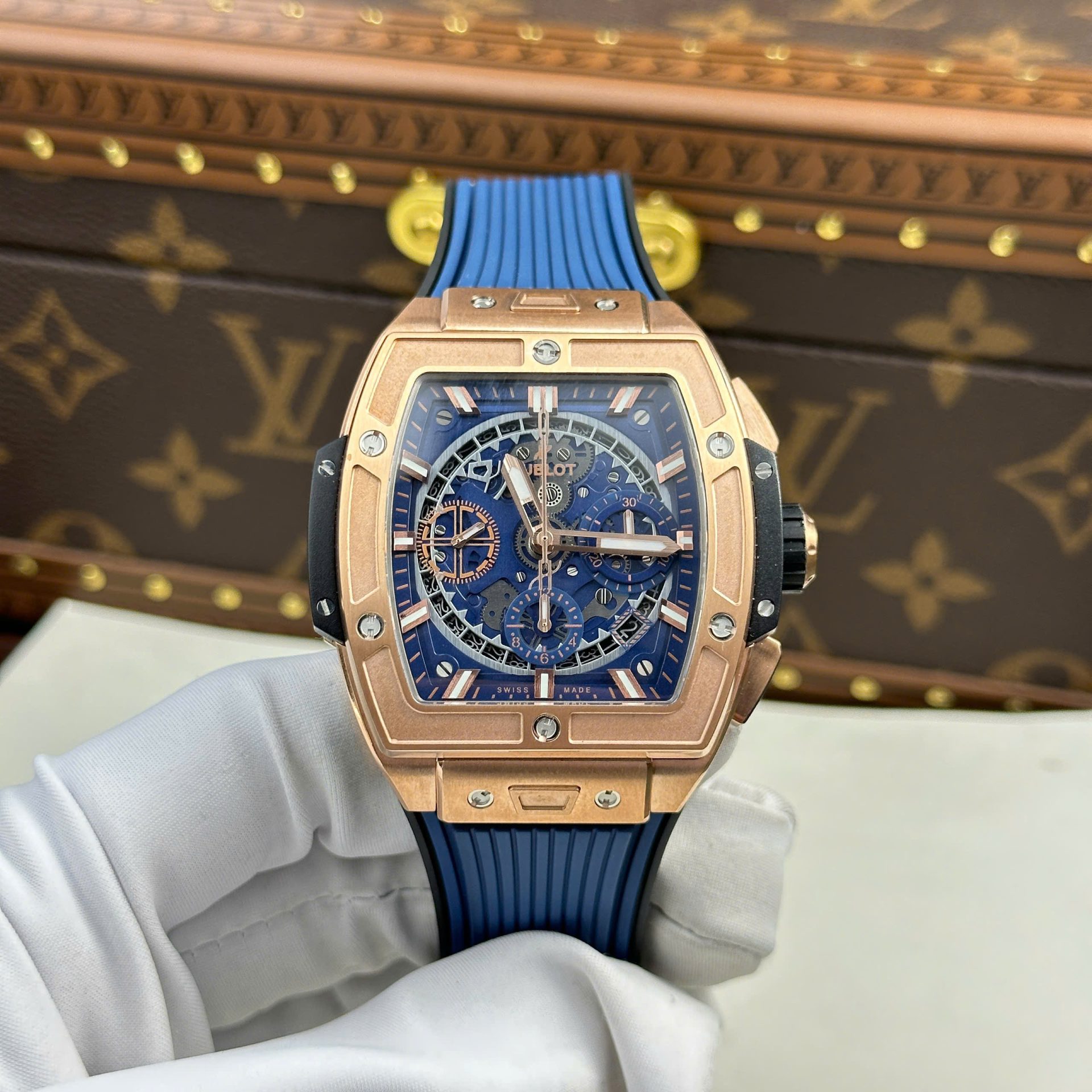 replica Hublot Replica Watches Square Bang Unico Ceramic White BBF Factory 42mm WATCHES 1 