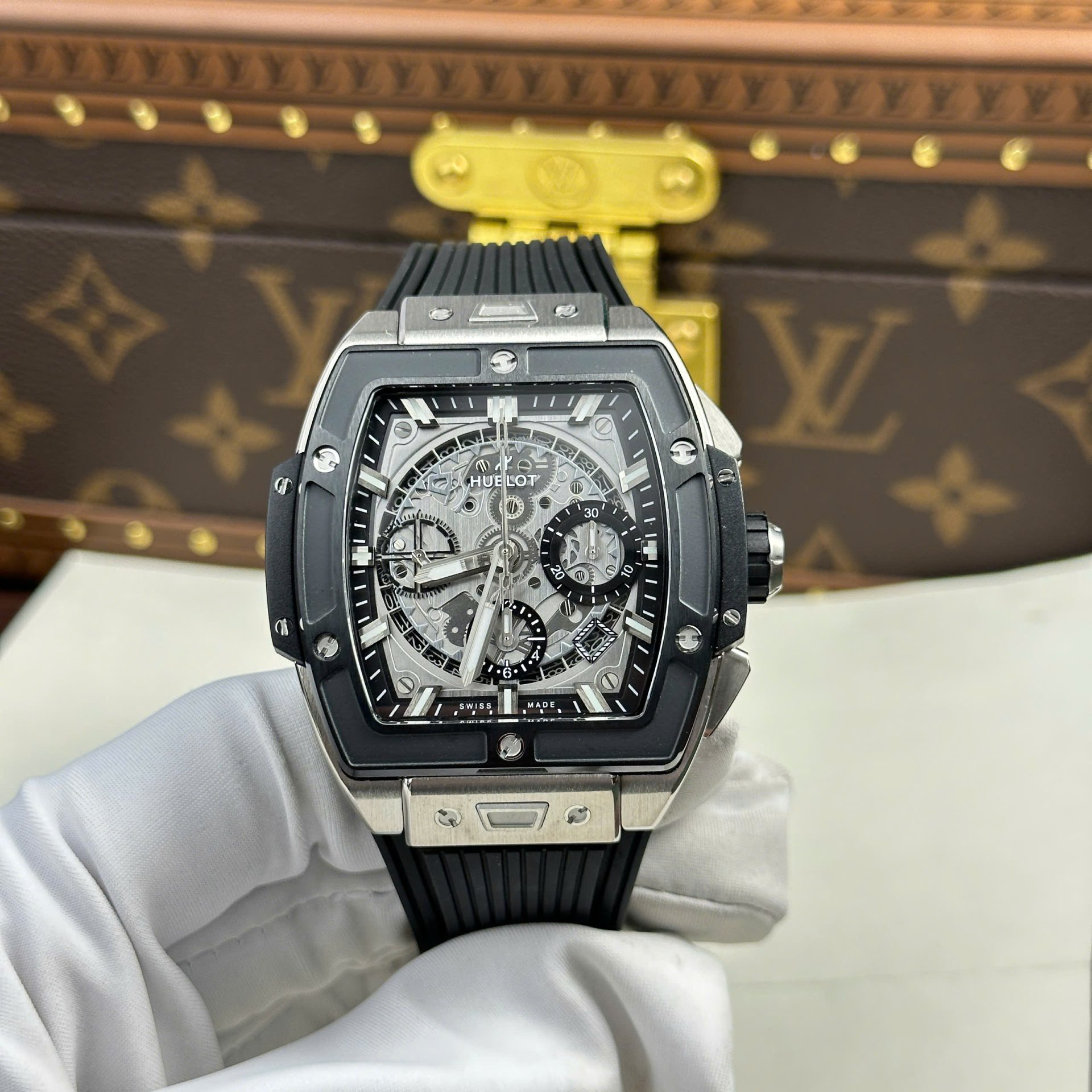 replica Hublot Replica Watch Big Bang Unico King Gold Rubber Strap BBF Factory 42mm WATCHES 1 