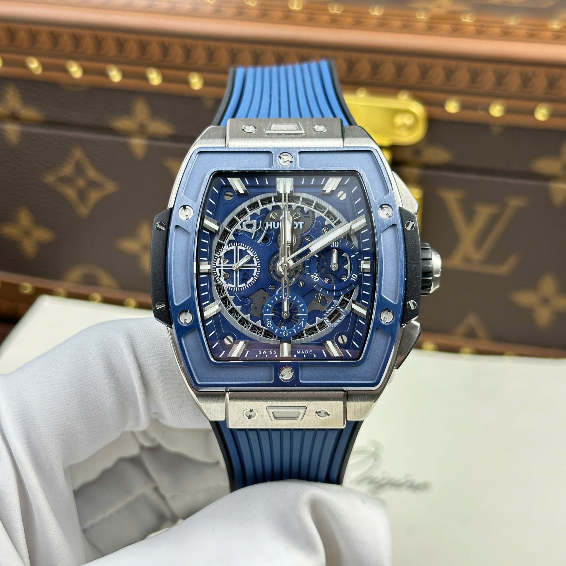 replica Hublot Replica Watch Spirit Of Big Bang King Gold Black Dial 42mm WATCHES 1 