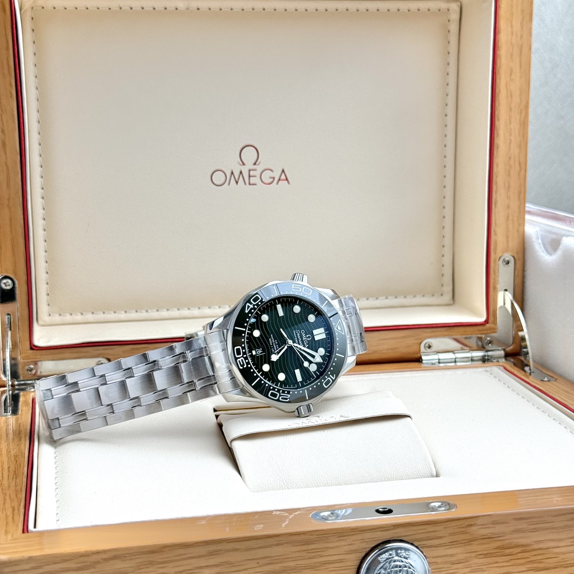 replica Omega Best Replica Watch Seamaster Aqua Terra Blue Dial Rubber Strap 43mm WATCHES 1 