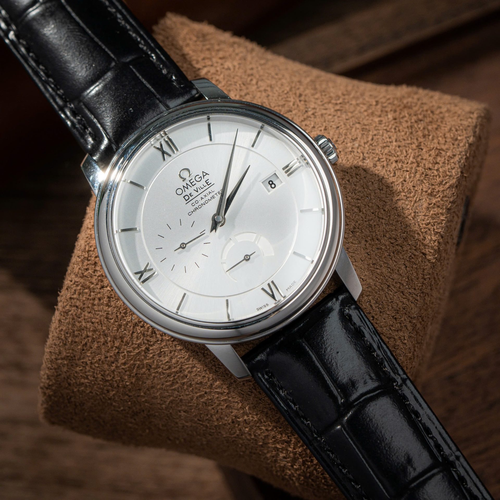 replica Omega Replica Watch Constellation White Dial Leather Strap 41mm WATCHES 1 