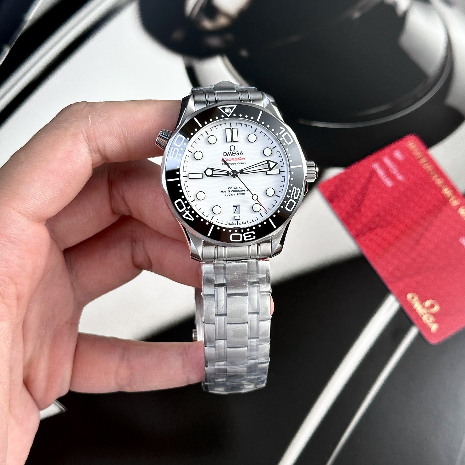 replica Omega Replica Watch Speedmaster Co-Axial Moonphase Blue Dial 44mm WATCHES 1 