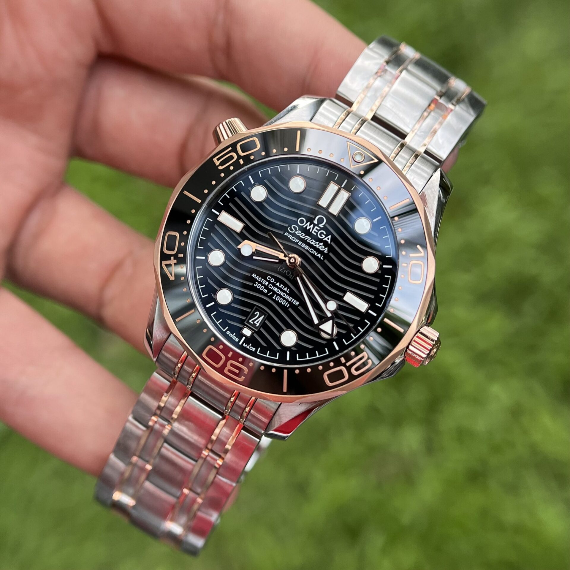 replica Omega Best Replica Watch Seamaster Diver 300M Dial Green VS Factory 42mm WATCHES 1 