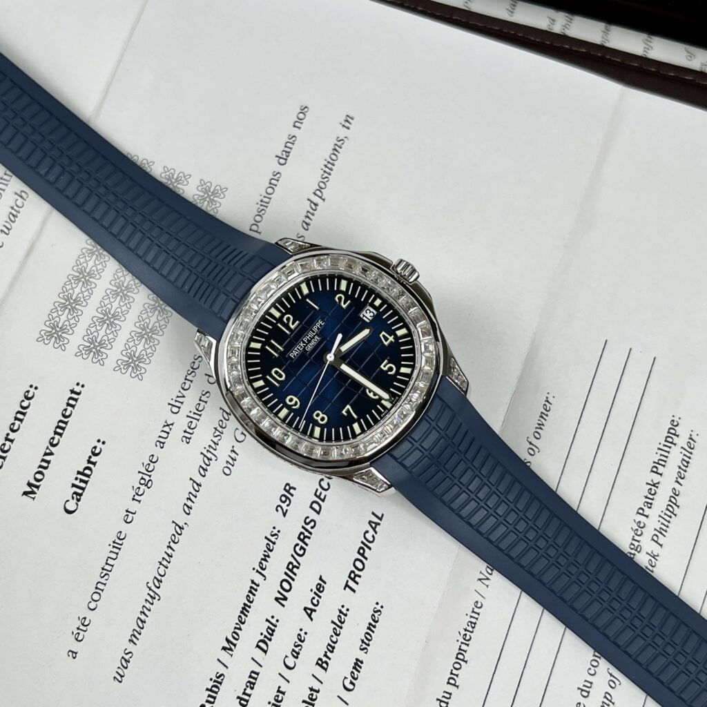 replica Patek Philippe Best Replica Watch Nautilus 5719 Custom CVD Diamond And White Gold 40mm WATCHES 1 