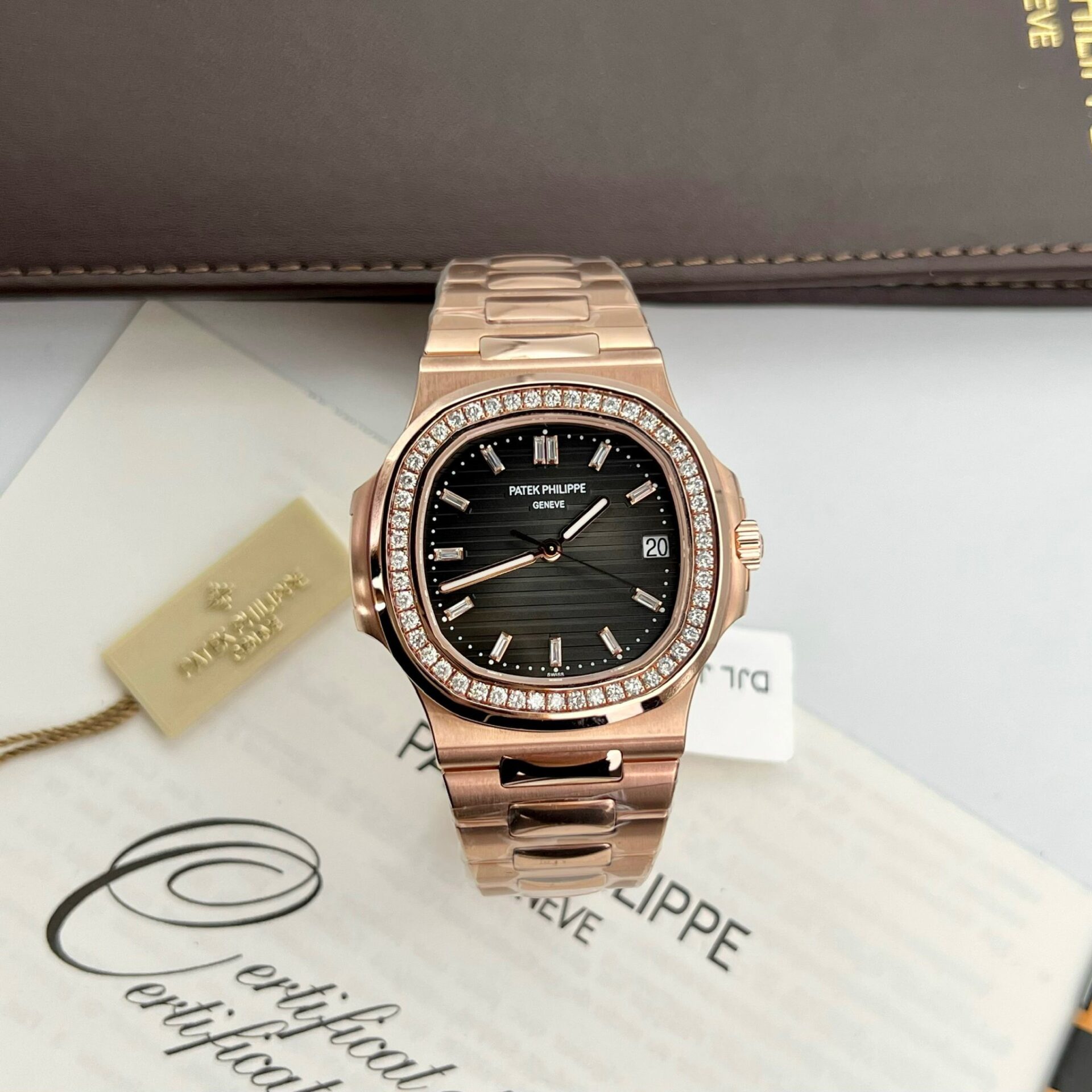 replica Patek Philippe Replica Watches Calatrava 5227R Leather Strap 3K Factory 39mm WATCHES 1 