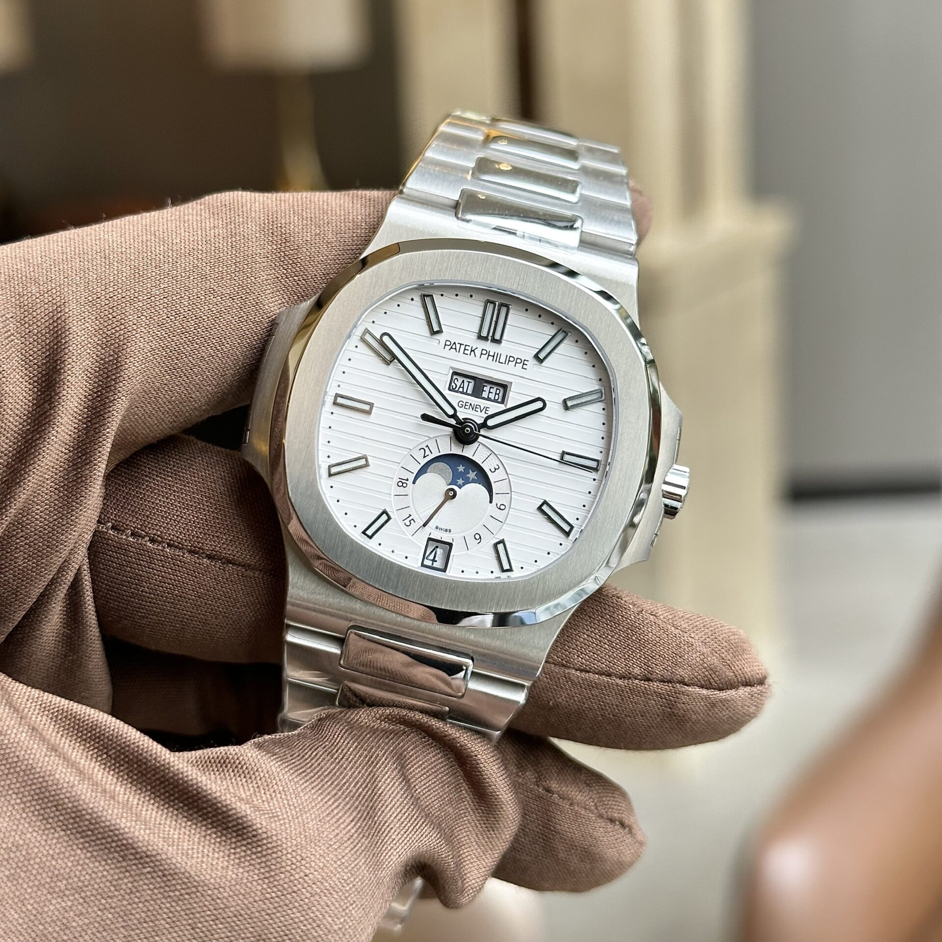 replica Patek Philippe Replica Watch Nautilus 5724R Gold Wrapped GR Factory 40mm WATCHES 1 