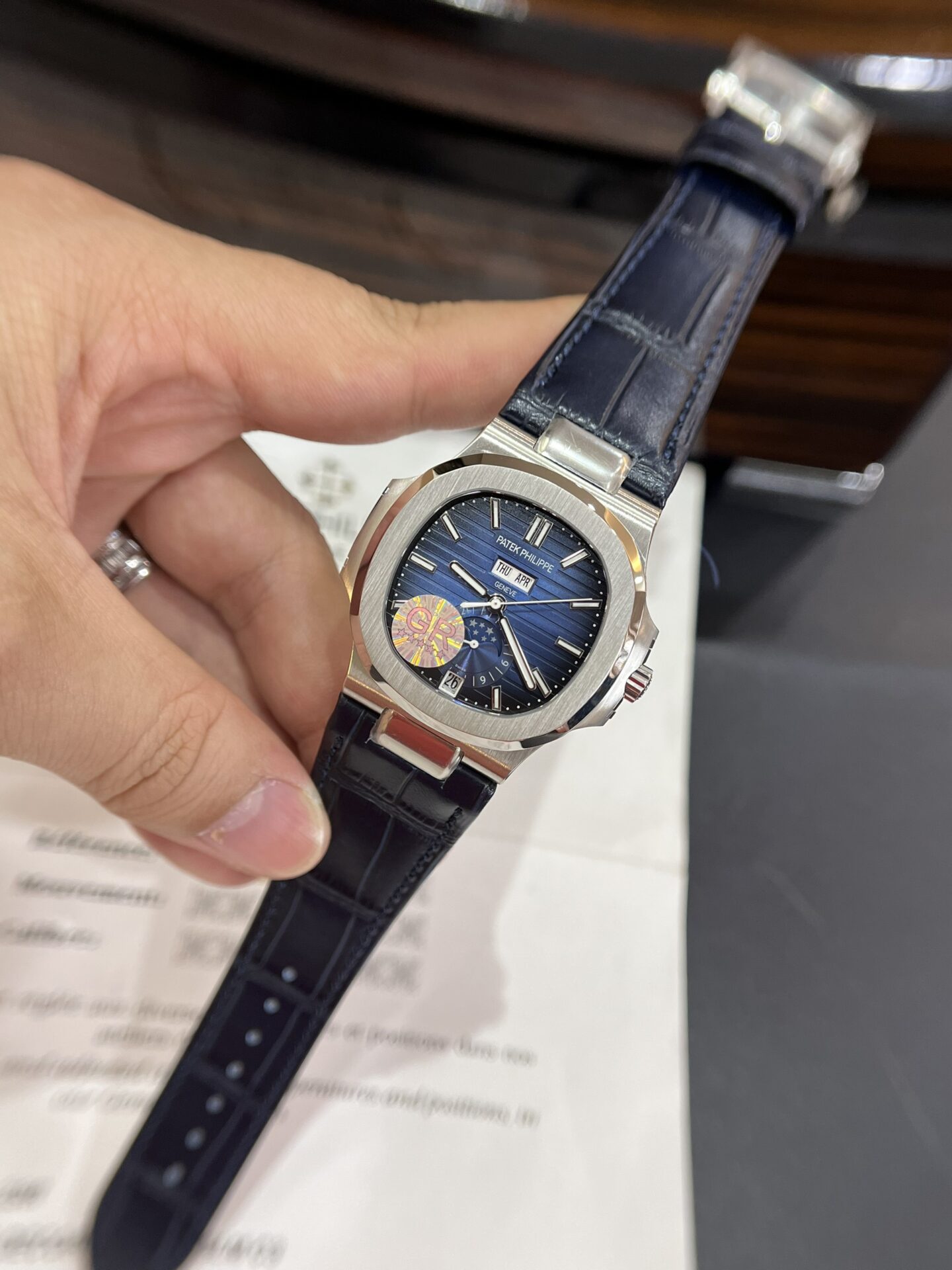 replica Patek Philippe Best Replica Watch Nautilus 5719 Custom CVD Diamond And White Gold 40mm WATCHES 1 