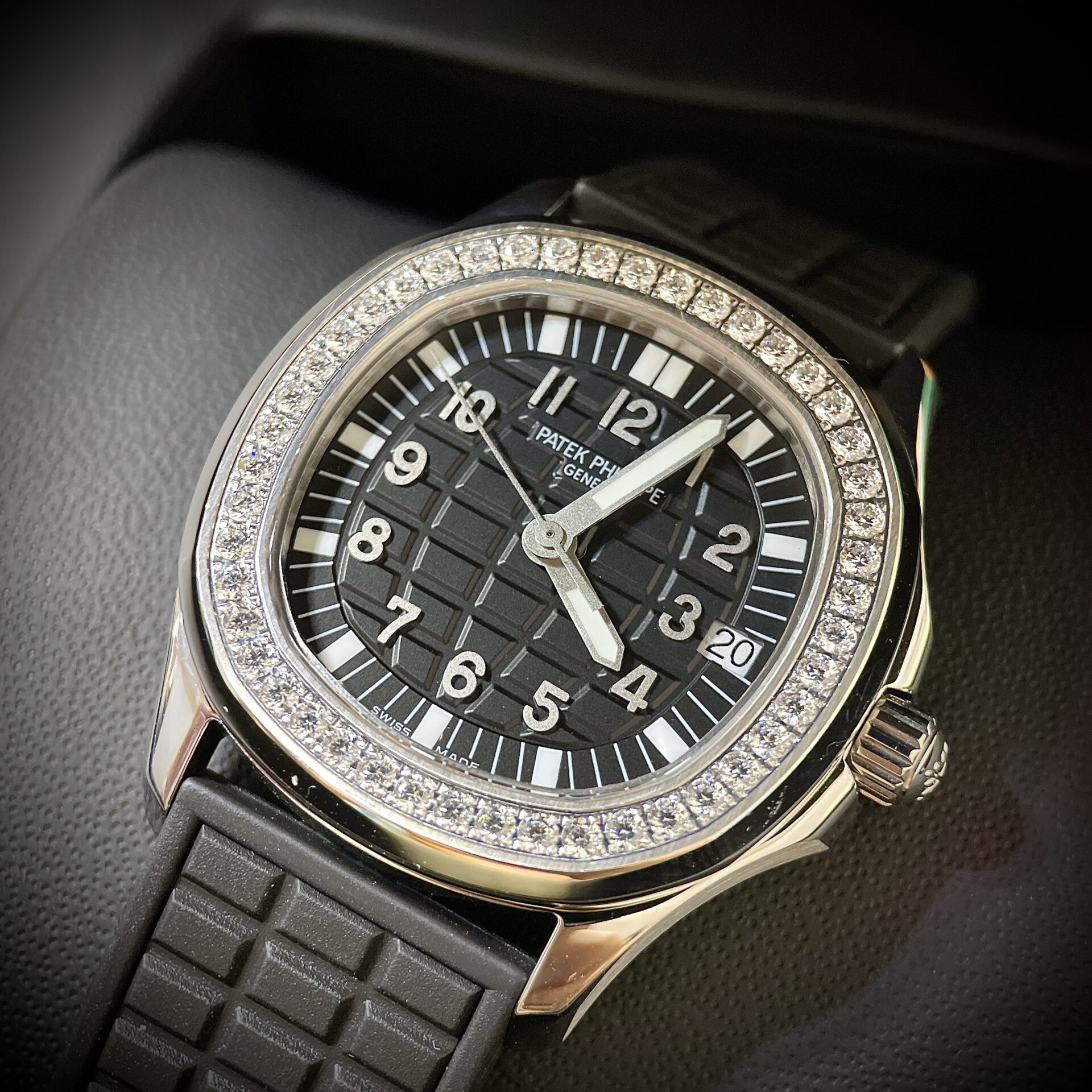 replica Patek Philippe Replica Watches Aquanaut 5168G Blue Rubber Strap GR Factory 42mm WATCHES 1 