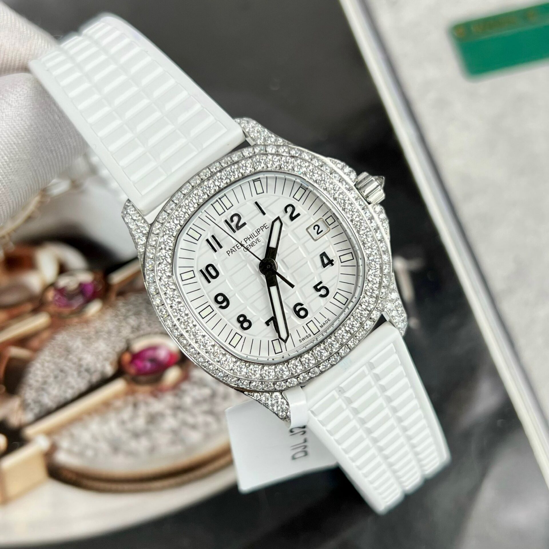 replica Patek Philippe Best Replica Watch Grand Complications 6104R Custom Solid Gold Watch and Diamonds 44mm WATCHES 1 