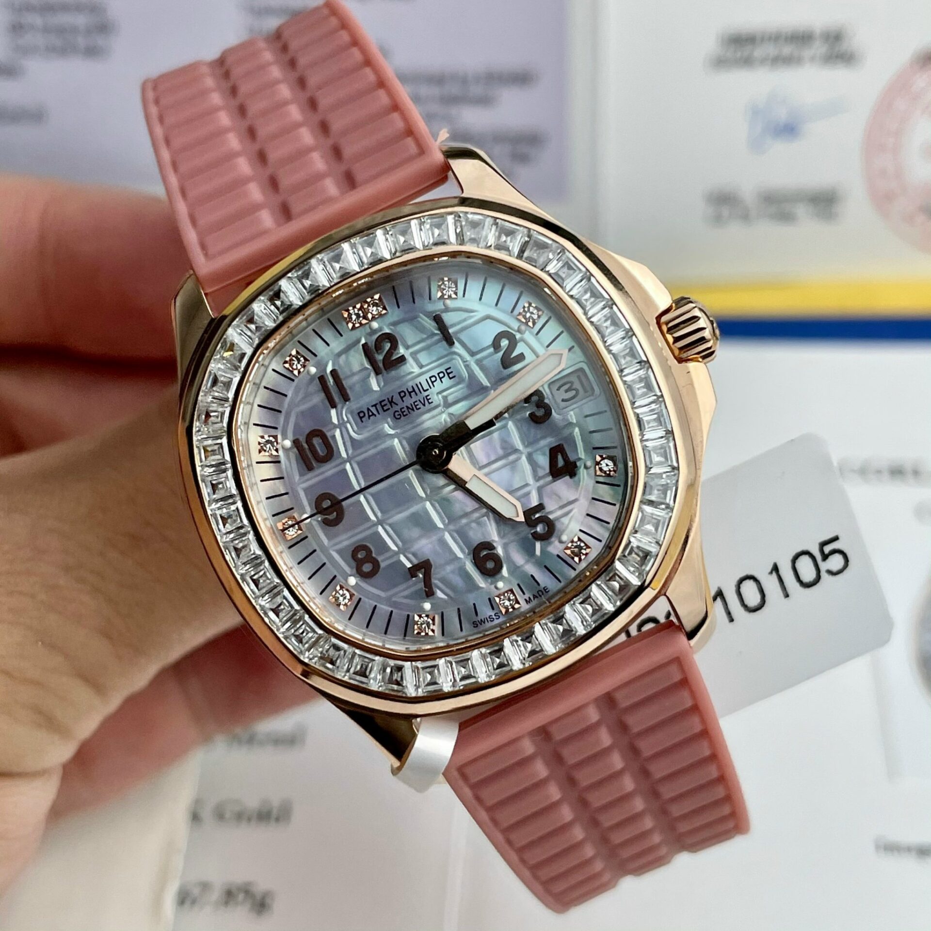 replica Patek Philippe Replica Watch Aquanaut 5167G Rubber Strap GR Factory 40mm WATCHES 1 