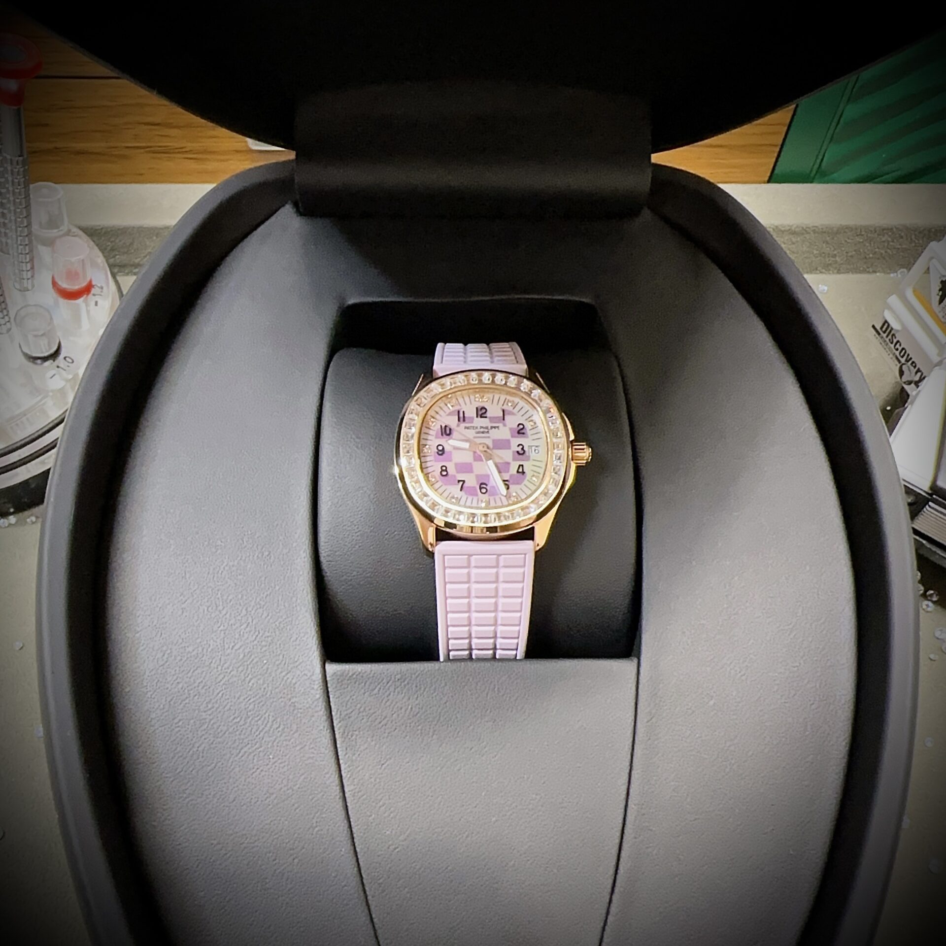 replica Patek Philippe Replica Watch Aquanaut 5167 Custom Moissanite Diamonds 3K Factory 40mm WATCHES 1 