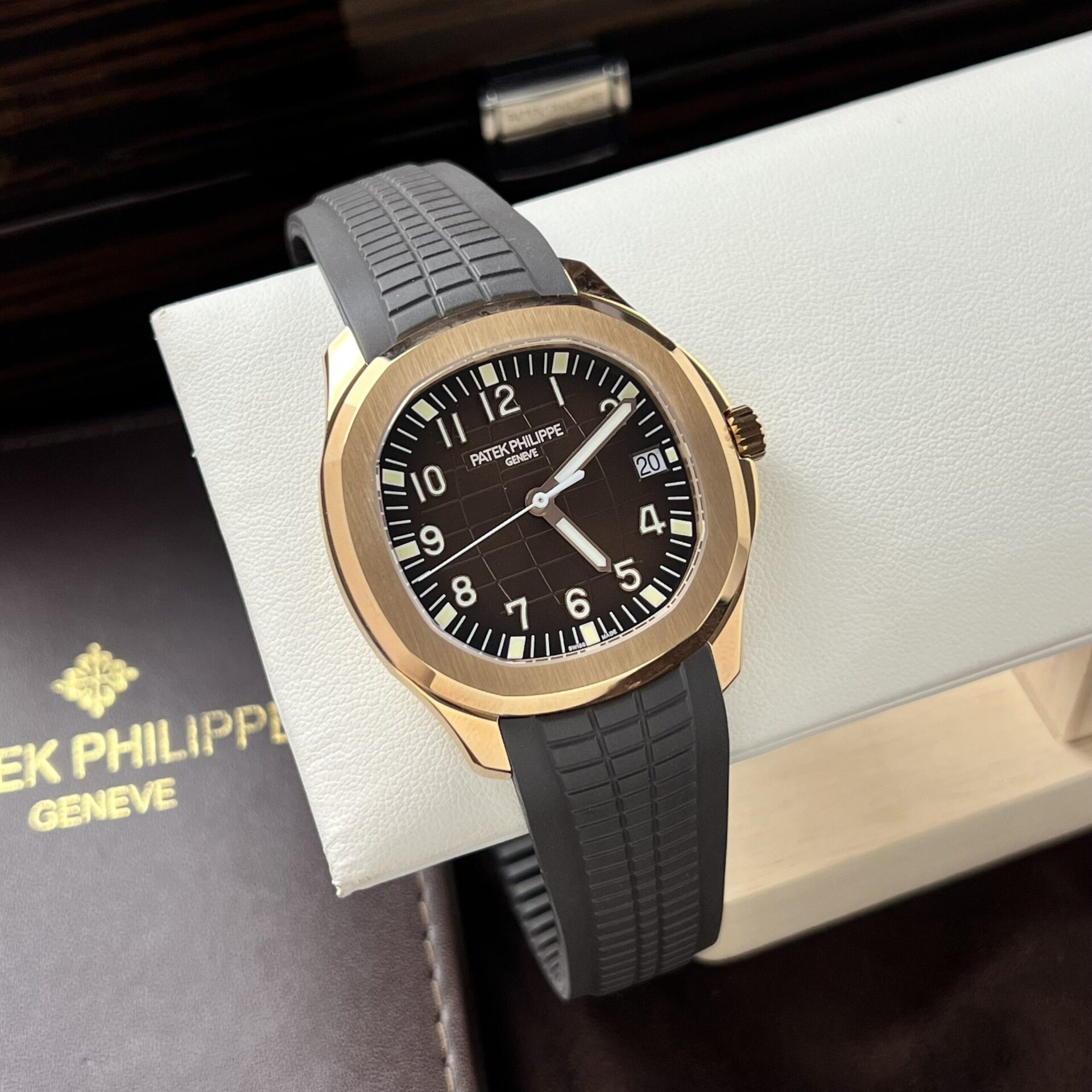 replica Patek Philippe Fake Watch Nautilus 7010 Gray Dial Womens 32mm WATCHES 1 