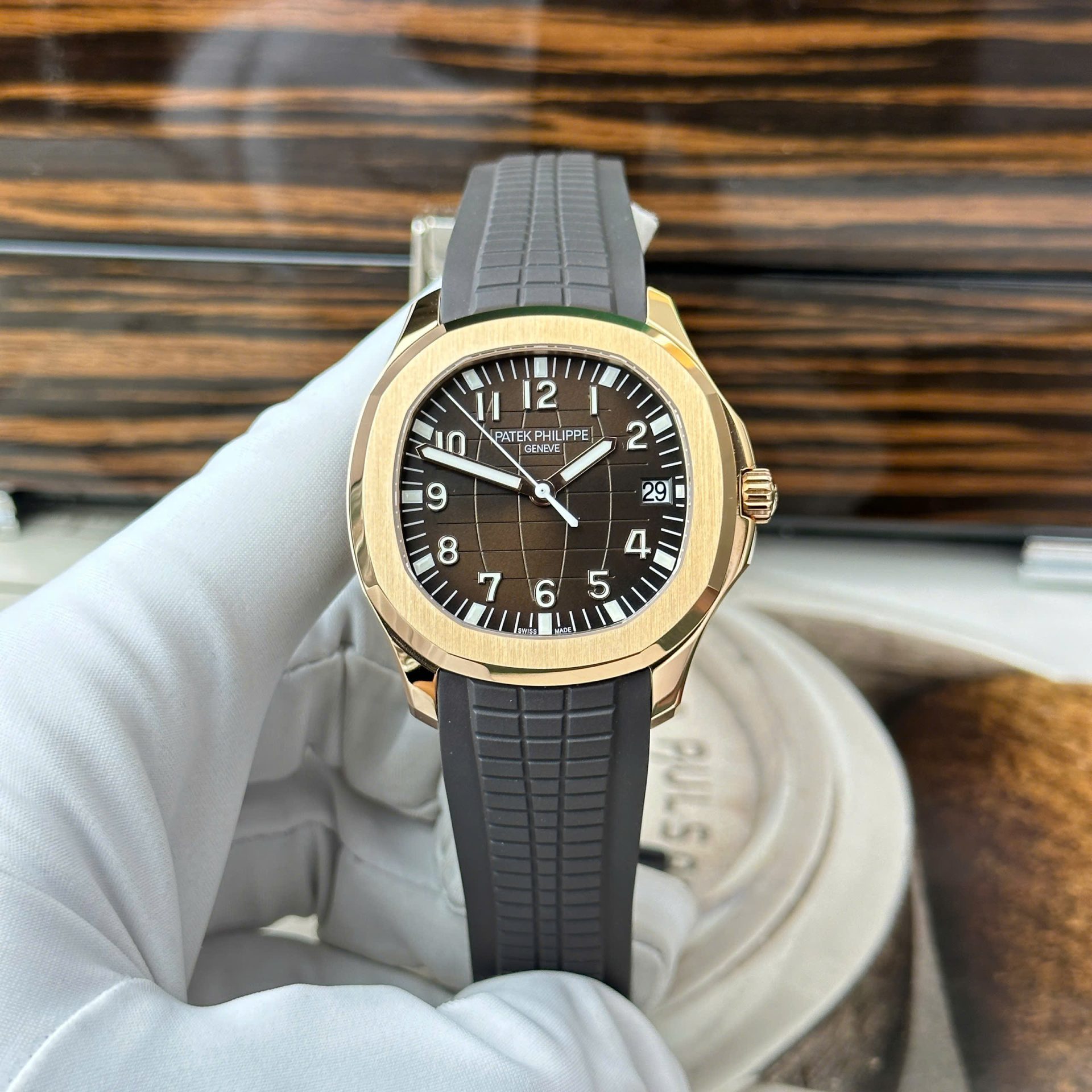 replica Patek Philippe Best Replica Watch Grand Complications 6104R Custom Solid Gold Watch and Diamonds 44mm WATCHES 1 