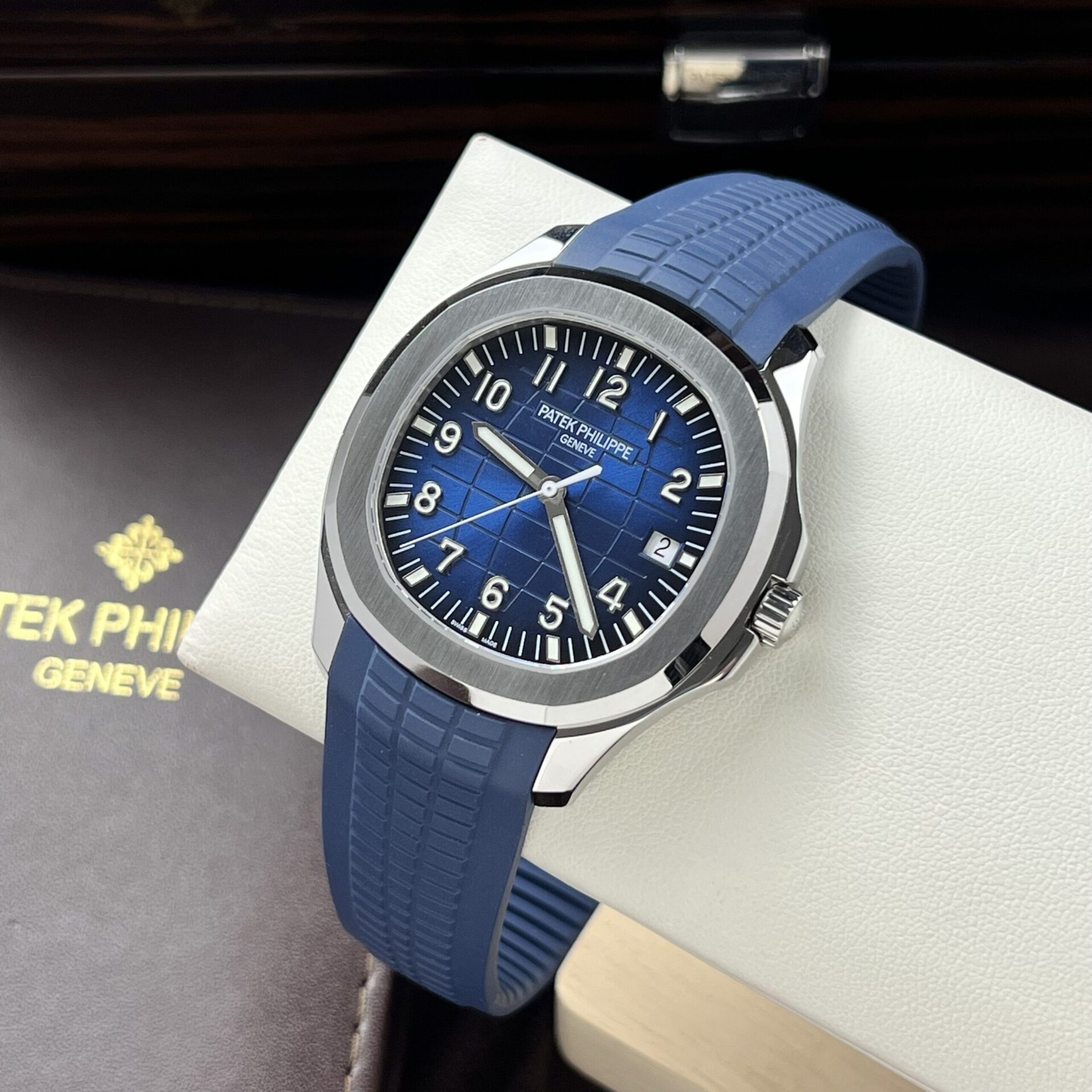 replica Patek Philippe Replica Watches Calatrava 5227R Leather Strap 3K Factory 39mm WATCHES 1 