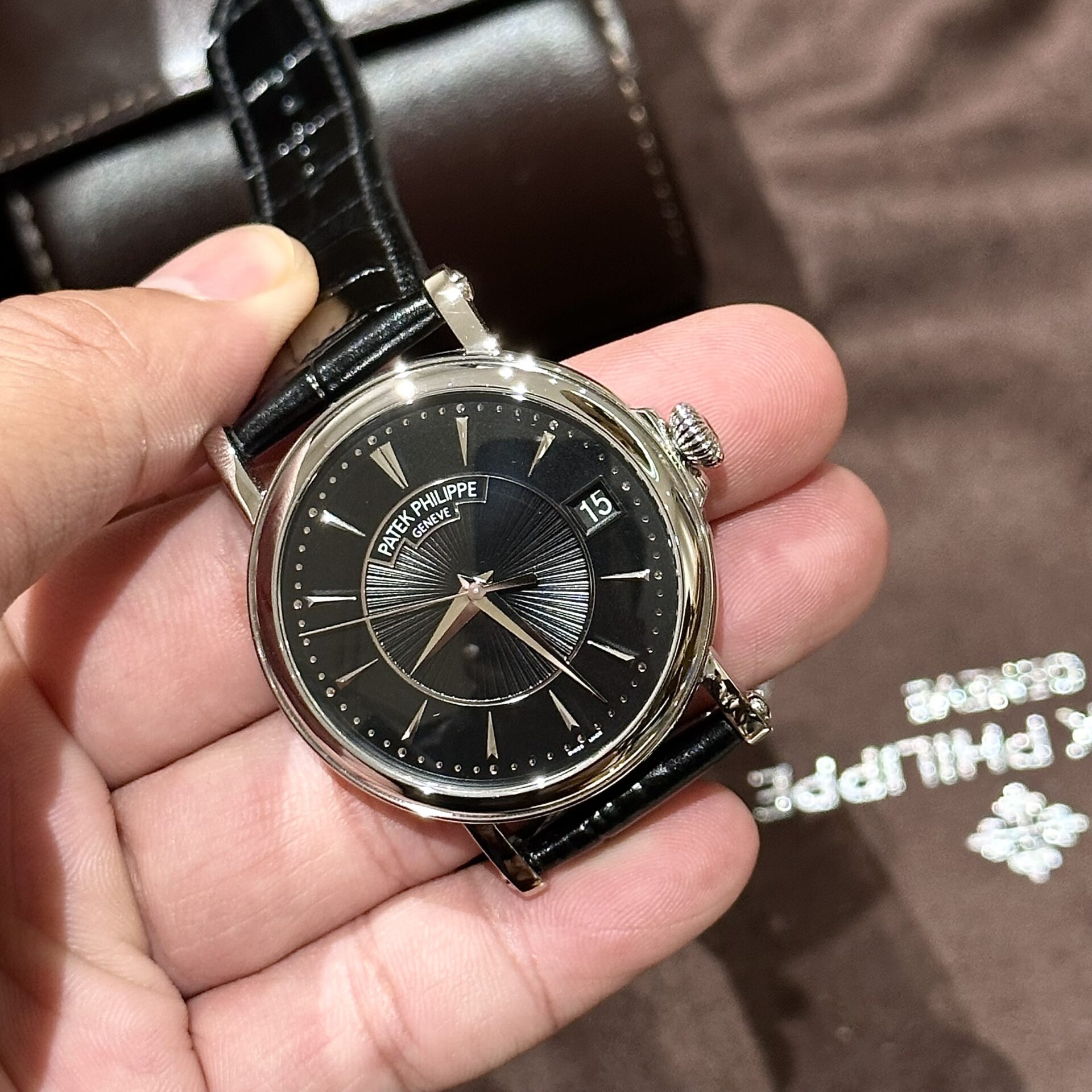 replica Patek Philippe Replica Watch Calatrava 5227G Mechanical Ivory Dial 3K Factory 39mm WATCHES 1 