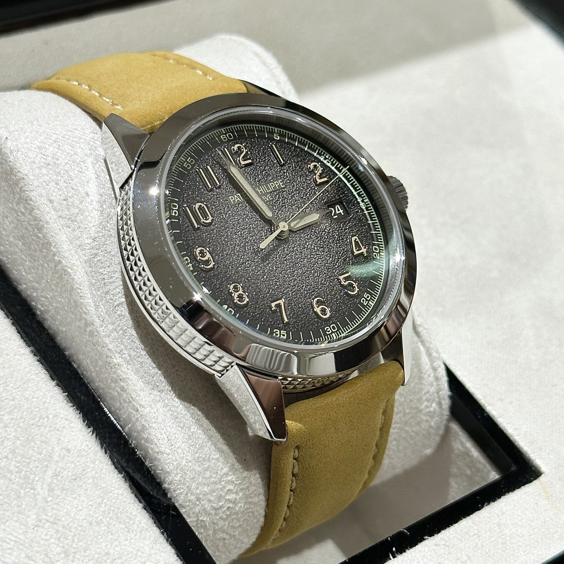 replica Patek Philippe Fake Watch Nautilus 7010 Gray Dial Womens 32mm WATCHES 1 