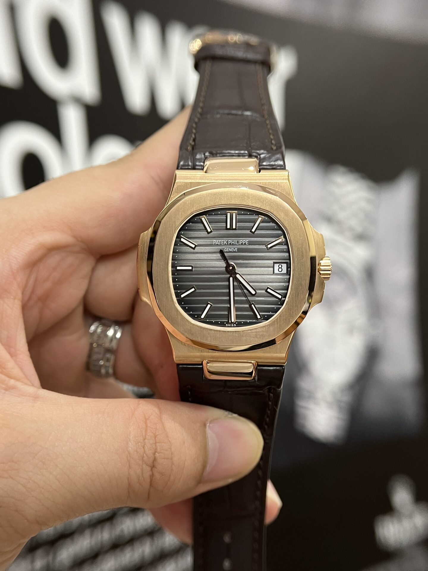 replica Patek Philippe Best Replica Watch Grand Complications 6104R Custom Solid Gold Watch and Diamonds 44mm WATCHES 1 