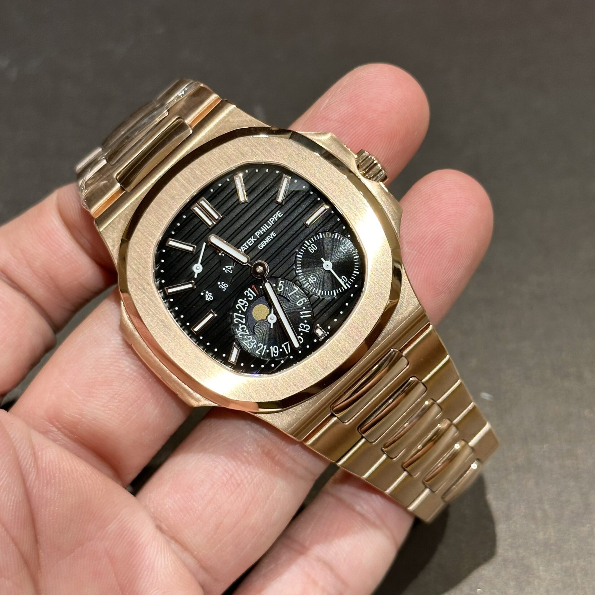 replica Patek Philippe Replica Watch Aquanaut 5167G Rubber Strap GR Factory 40mm WATCHES 1 
