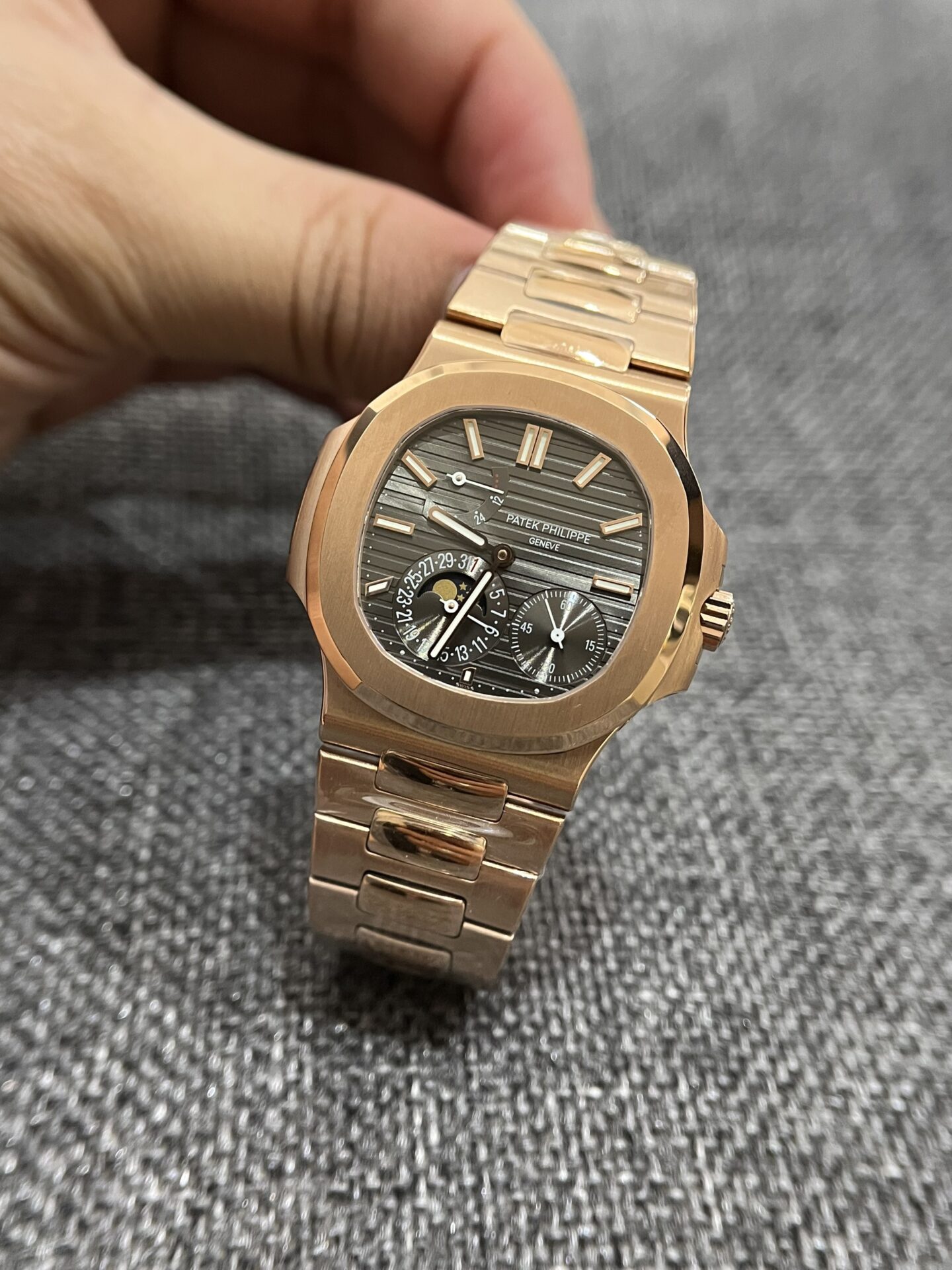 replica Patek Philippe Replica Watches Calatrava 5227R Leather Strap 3K Factory 39mm WATCHES 1 