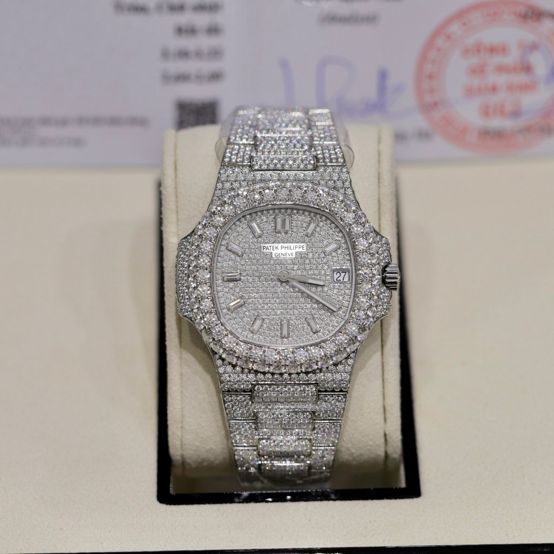 replica Patek Philippe Replica Watches Nautilus 7010 Womens Black Dial 32mm WATCHES 1 